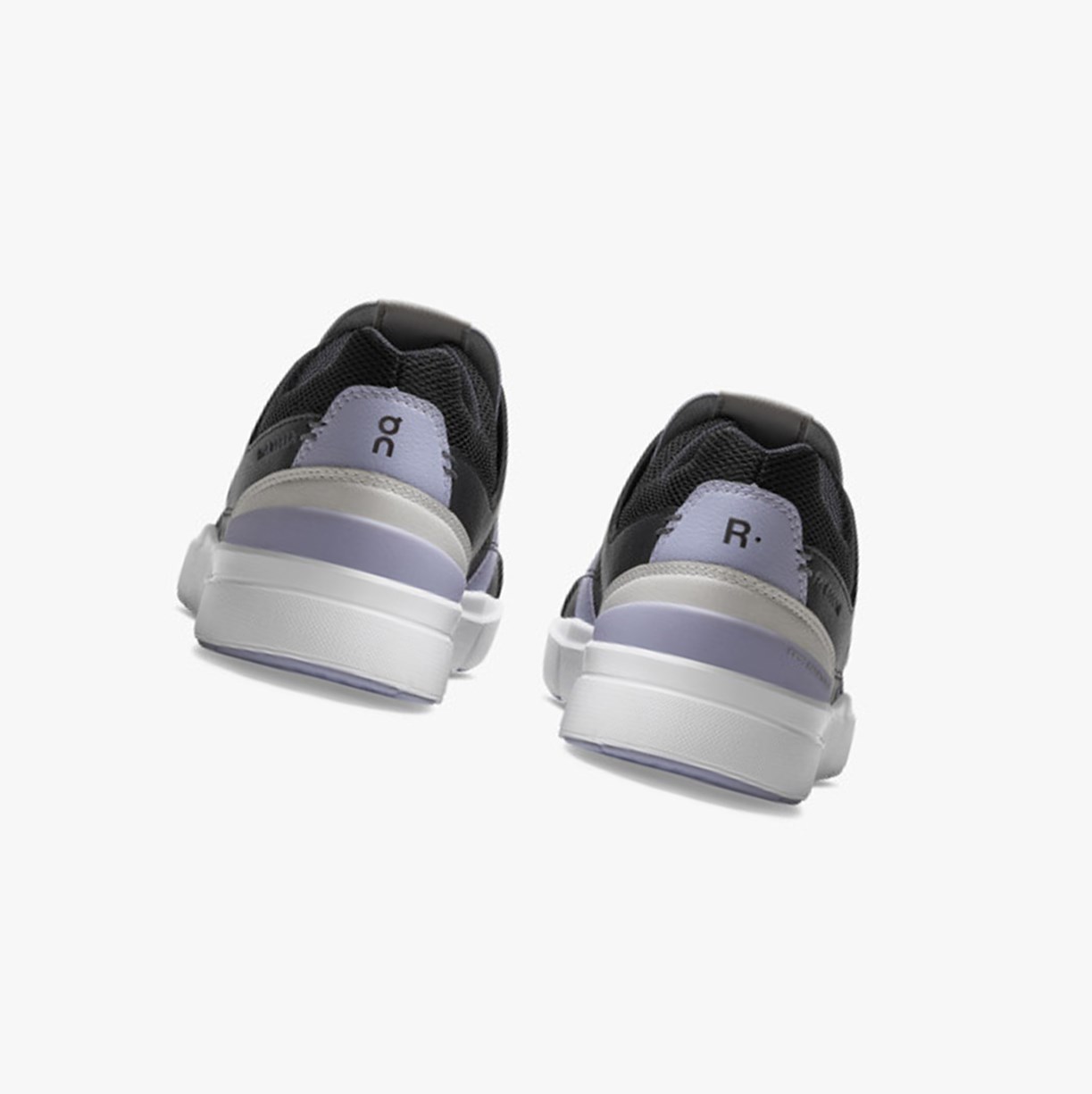 Tenis On Running THE ROGER Clubhouse Mujer Black/Lavender | 9423870-JG
