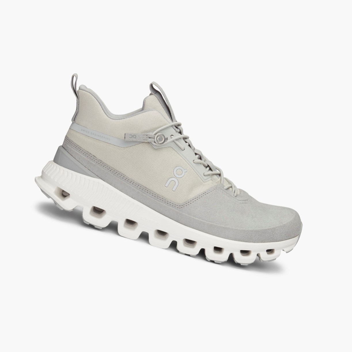 Tenis Para Correr En Carretera On Running Cloud Hi Mujer Grises | 0527618-UE
