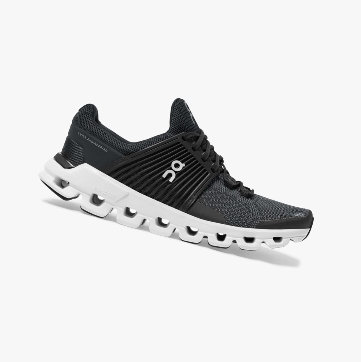 Tenis Para Correr En Carretera On Running Cloudswift Mujer Negros | 2639507-ZW