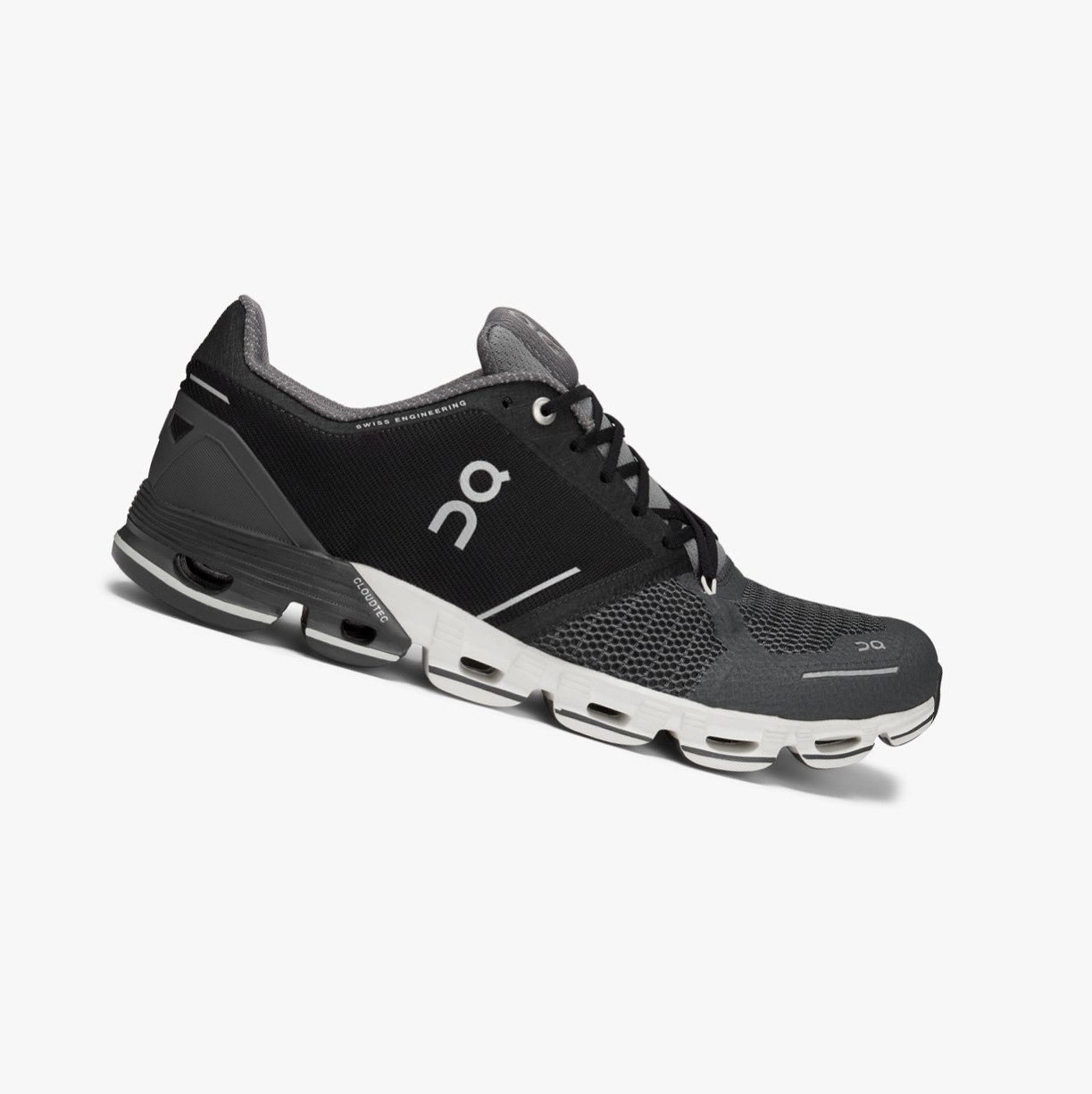 Tenis Para Correr En Carretera On Running Cloudflyer Hombre Negros | 3906712-WA