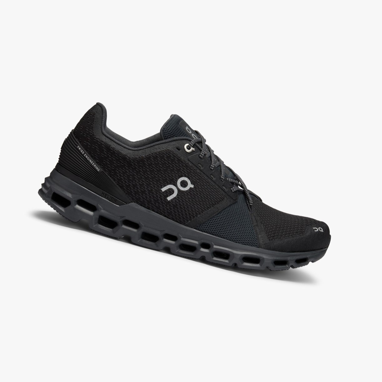Tenis Para Correr En Carretera On Running Cloudstratus Hombre Negros | 4386509-DJ