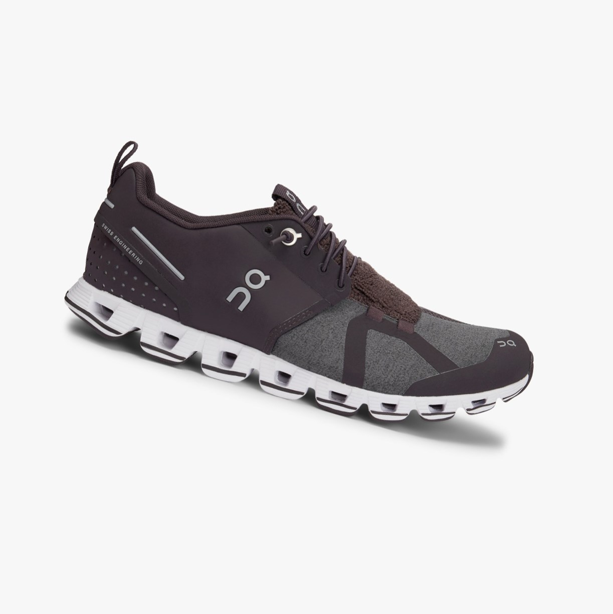 Tenis Para Correr En Carretera On Running Cloud Terry Mujer Pebble | 6928710-PO