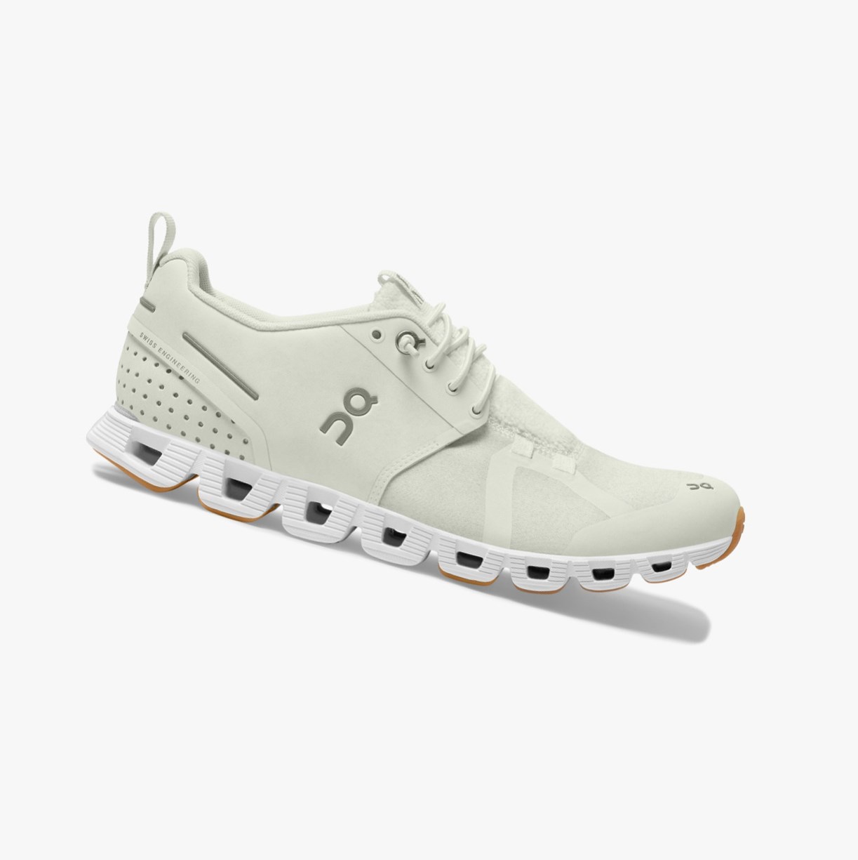 Tenis Para Correr En Carretera On Running Cloud Terry Mujer Blancos | 7092518-YP