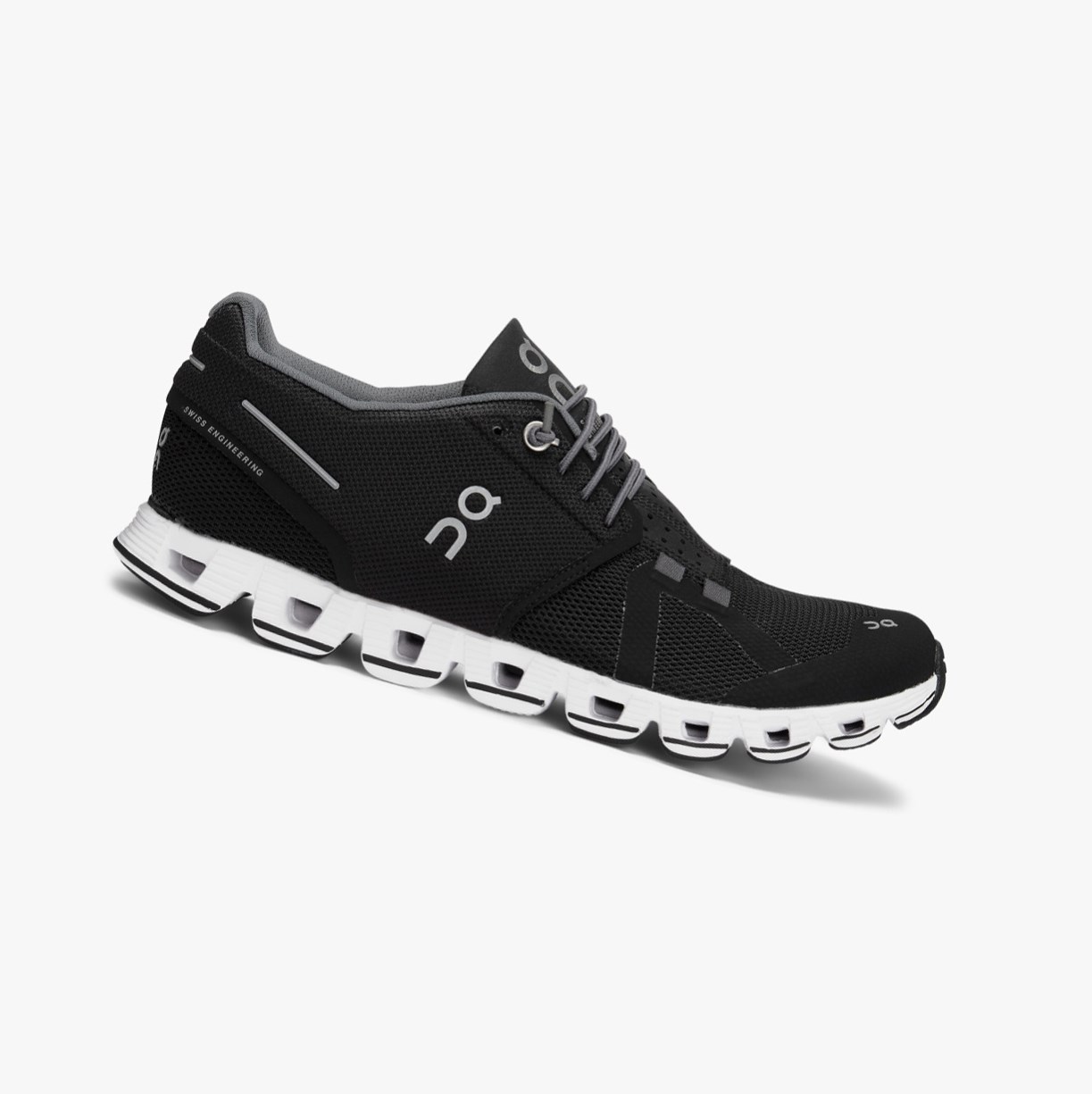 Tenis Para Correr En Carretera On Running Cloud Mujer Negros | 7284035-YM