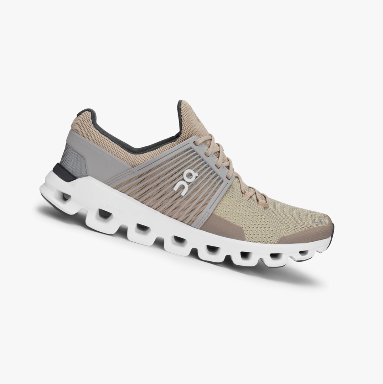 Tenis Para Correr En Carretera On Running Cloudswift Hombre Beige | 7428139-RA