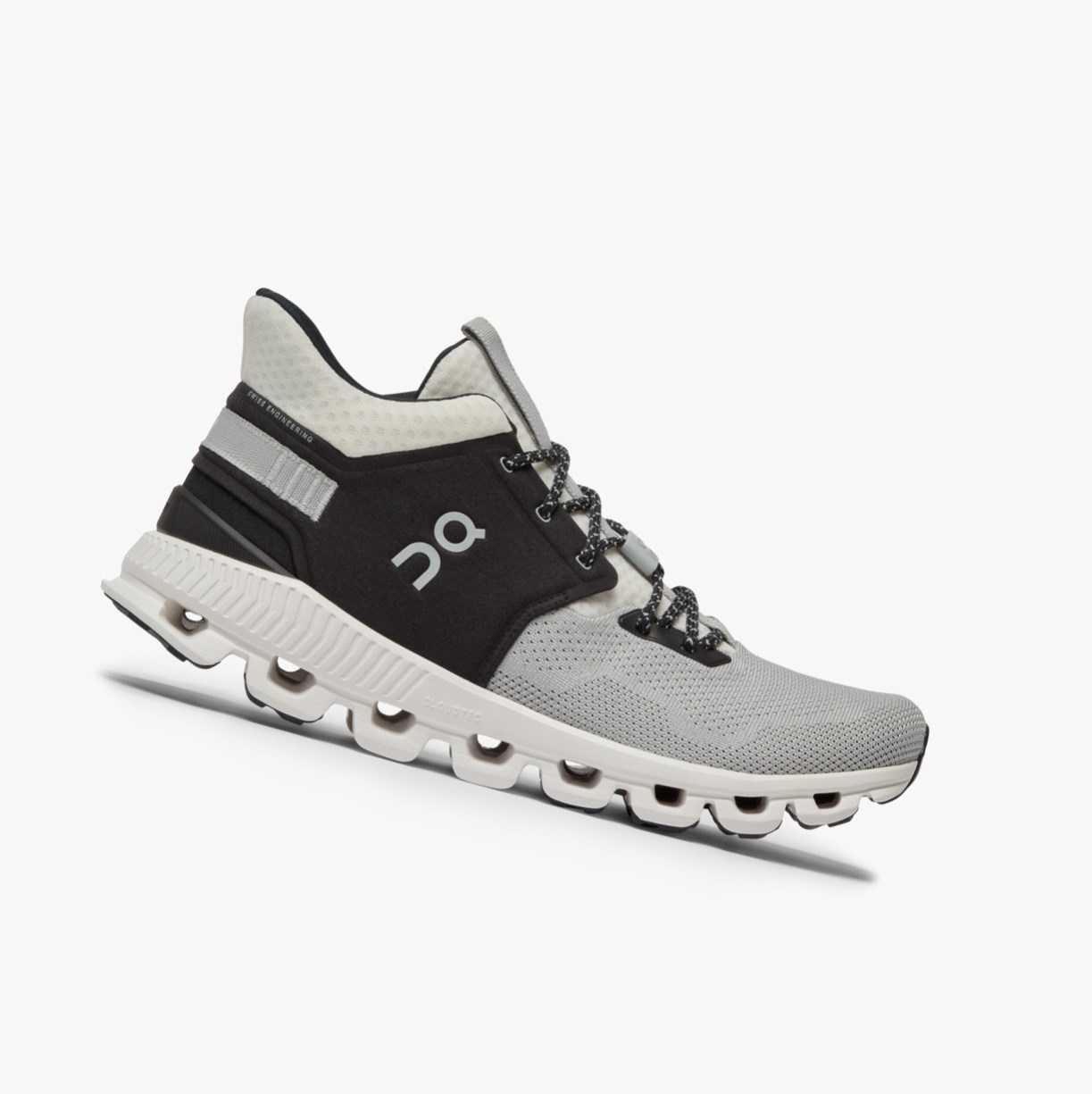 Tenis Para Correr En Carretera On Running Cloud Hi Edge Hombre Grises | 8064195-KZ