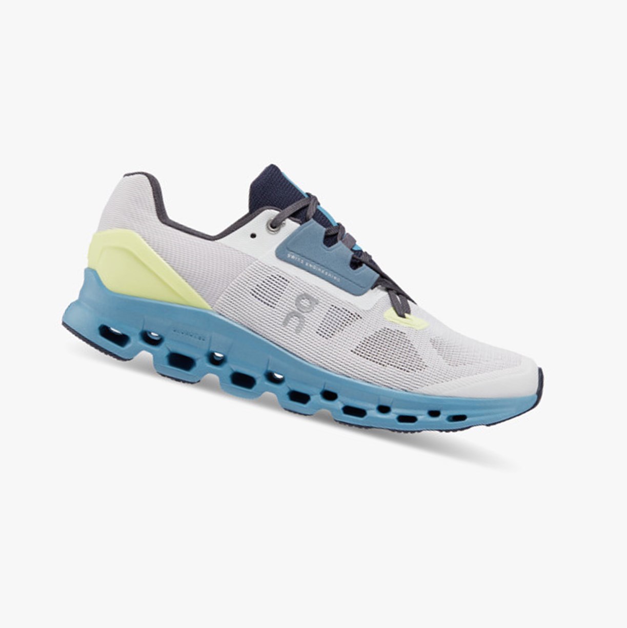 Tenis Para Correr En Carretera On Running Cloudstratus Hombre Frost/Niagara | 8524190-TU