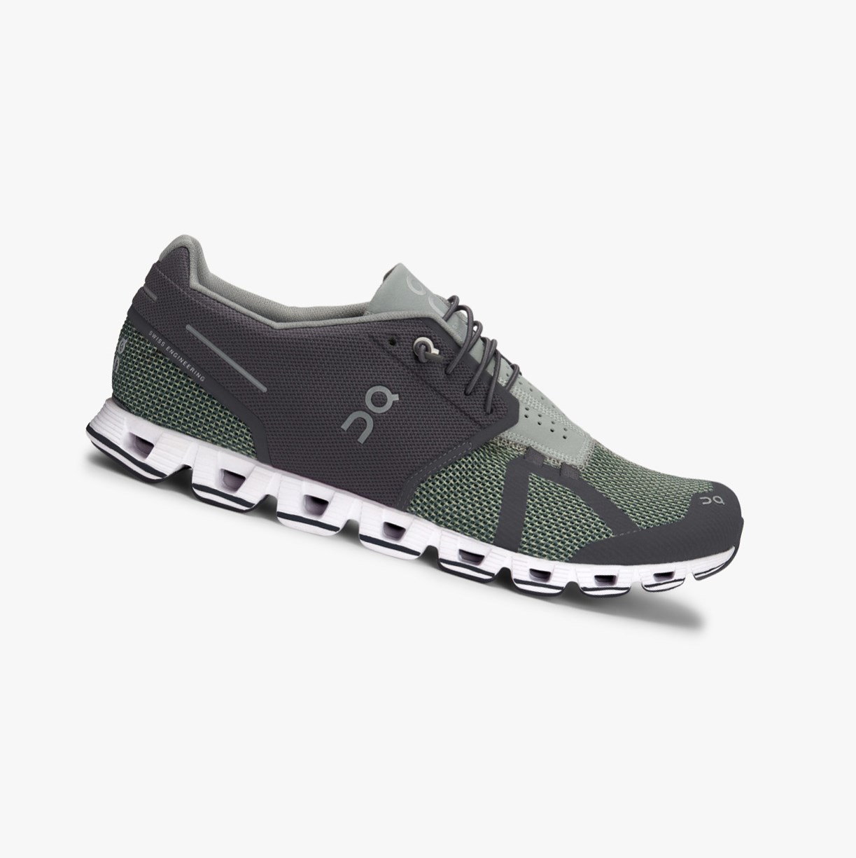 Tenis Para Correr En Carretera On Running Cloud Hombre Verdes | 8539061-CI