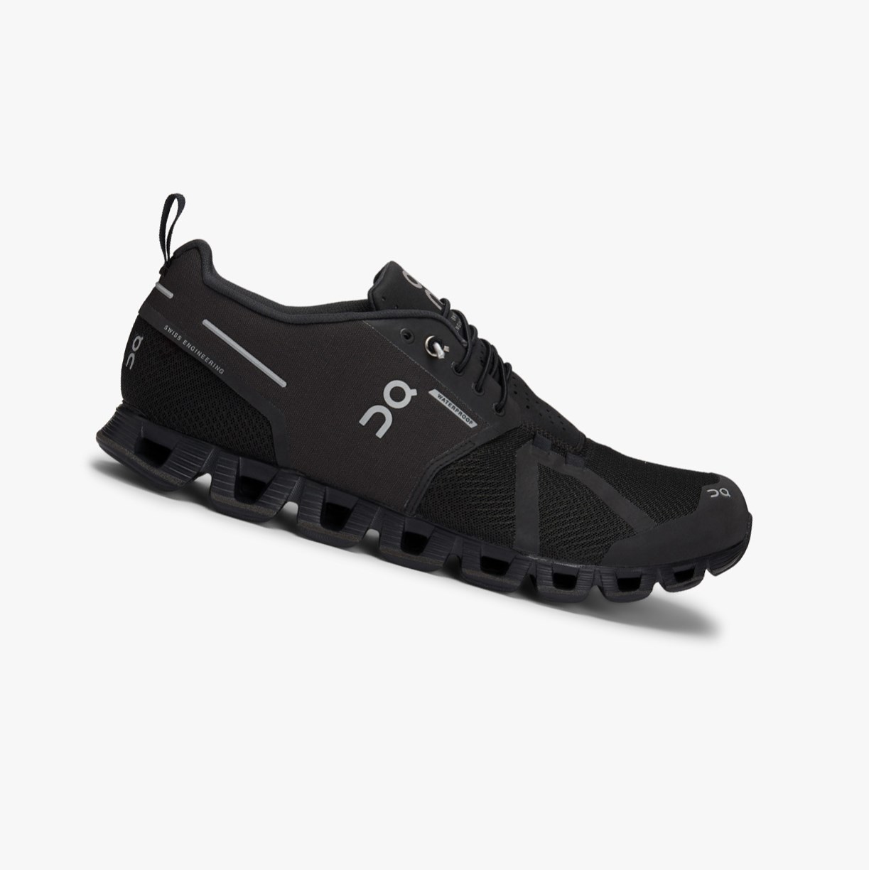 Tenis Para Correr En Carretera On Running Cloud Impermeables Hombre Negros | 9760825-RC