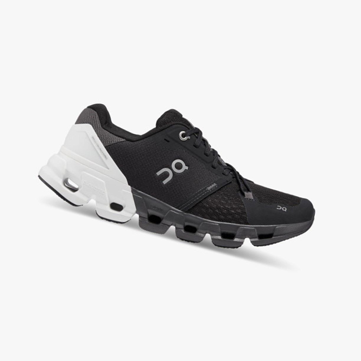Tenis Para Correr On Running Cloudflyer 4 Anchos Hombre Black/White | 5768421-VS