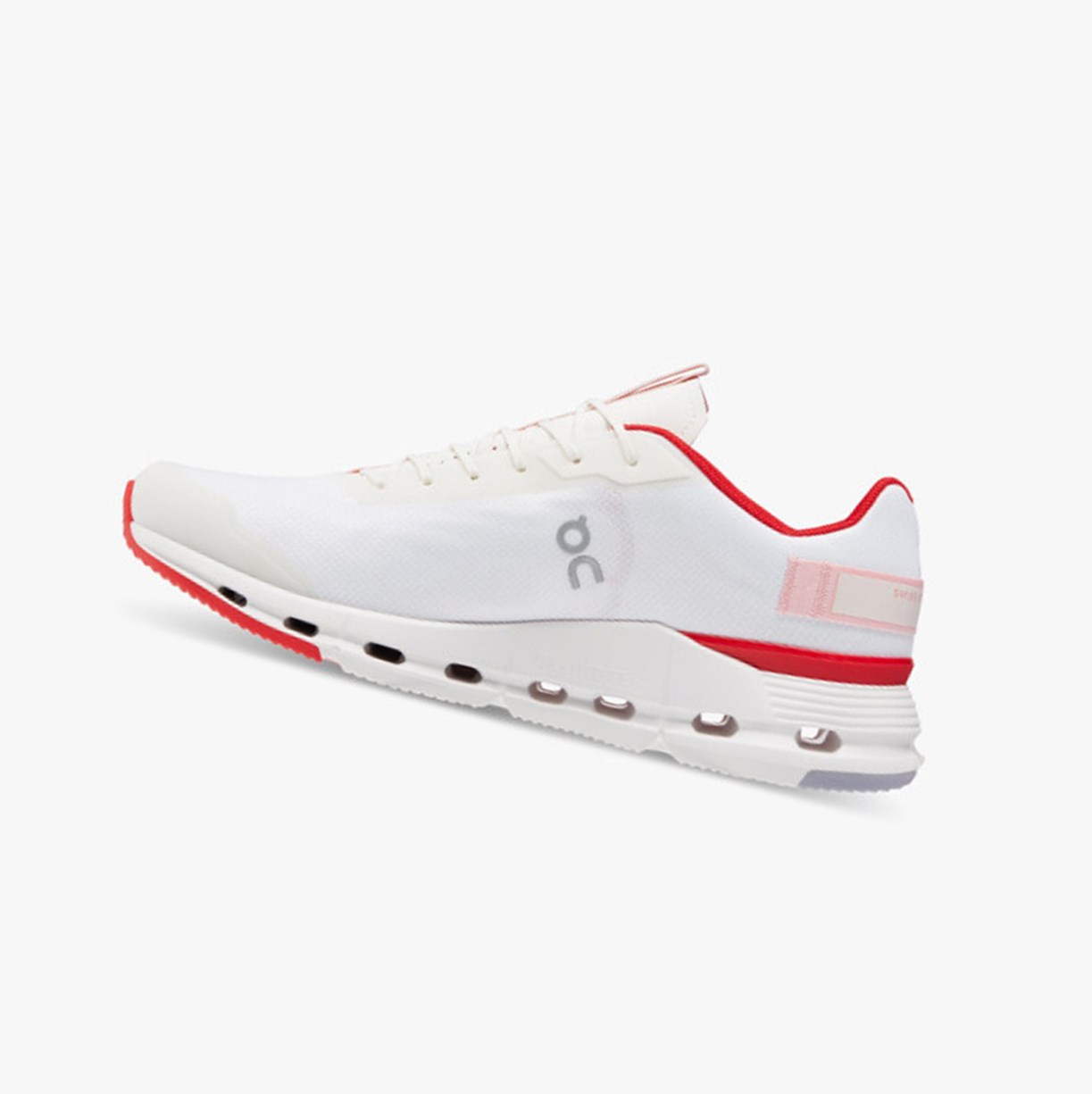 Tenis Para Correr On Running Cloudnova Form Hombre White/Red | 1435967-YK