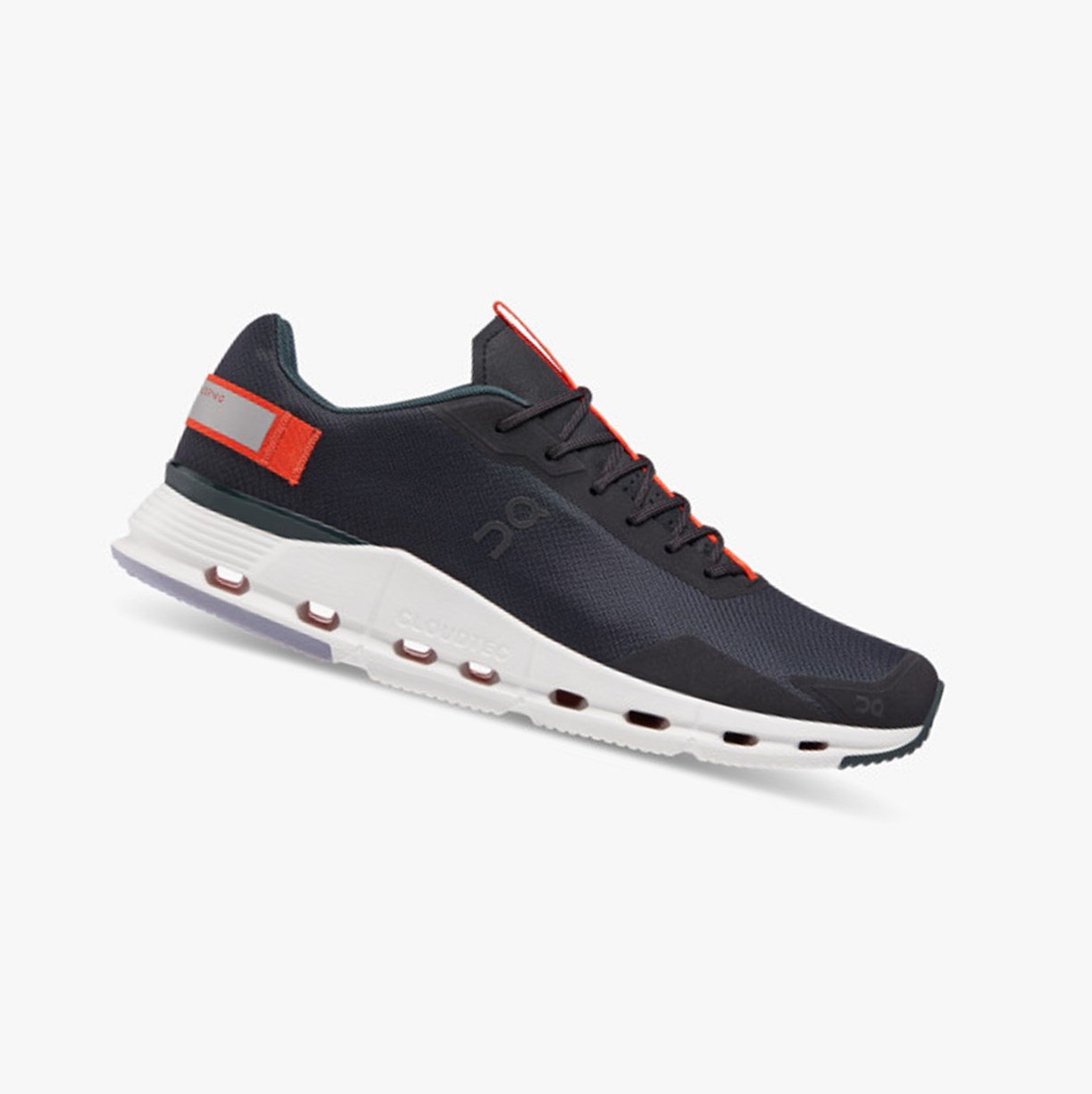 Tenis Para Correr On Running Cloudnova Form Hombre Black/Flame | 1832754-YO