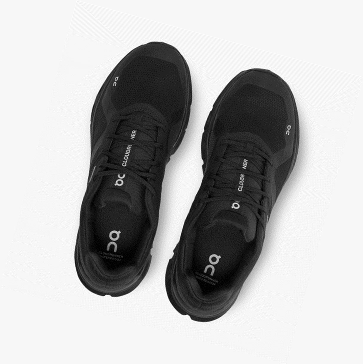 Tenis Para Correr On Running Cloudrunner Impermeables Hombre Negros | 1452370-EF