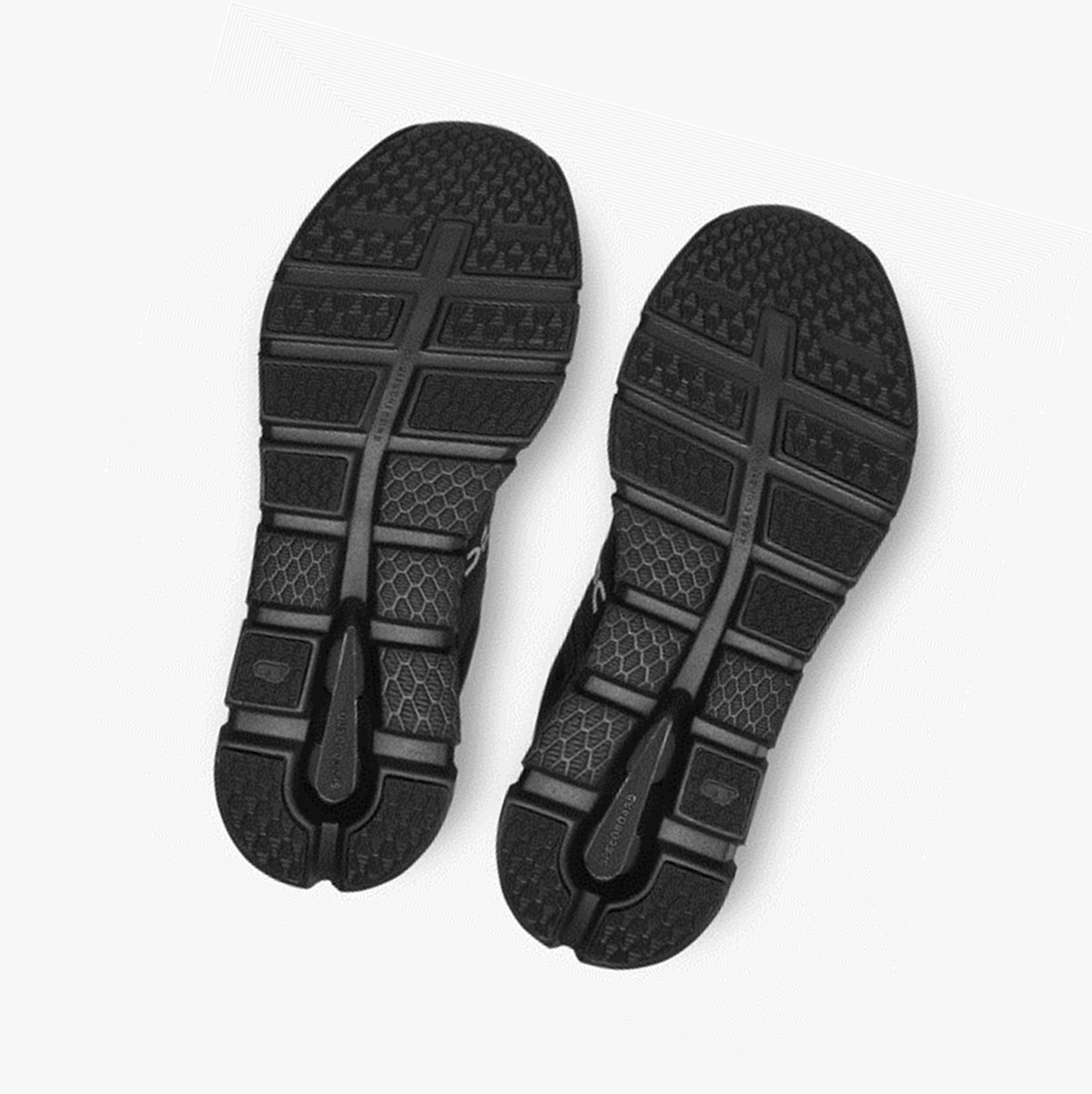 Tenis Para Correr On Running Cloudrunner Impermeables Hombre Negros | 1452370-EF