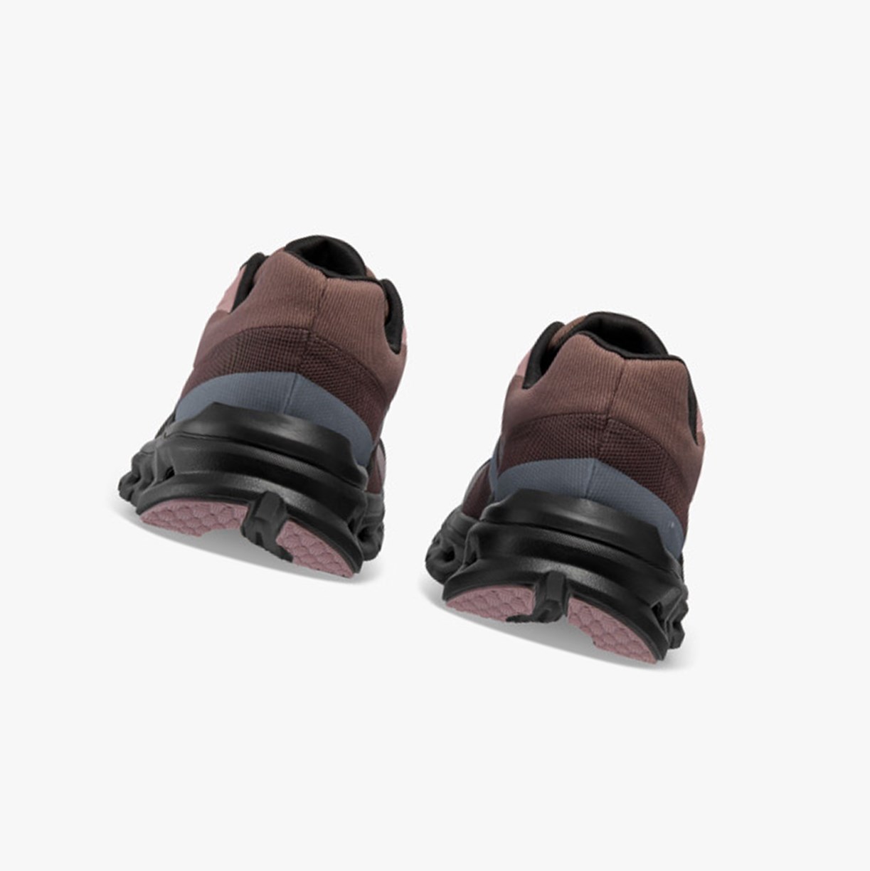 Tenis Para Correr On Running Cloudrunner Impermeables Mujer Black/Grape | 6351029-VO