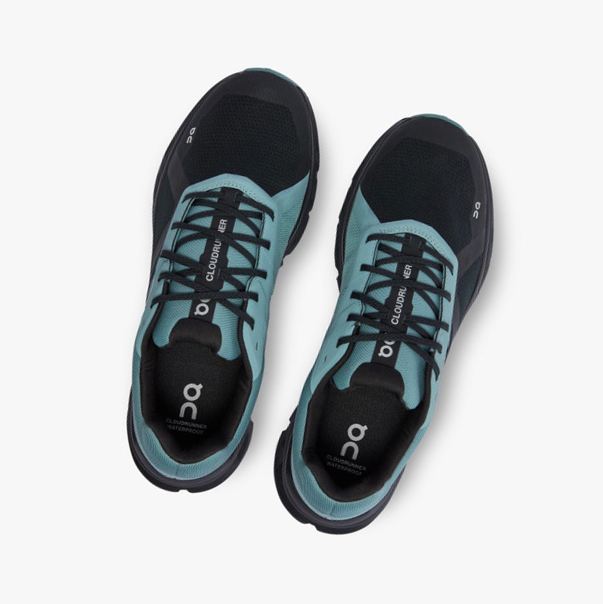 Tenis Para Correr On Running Cloudrunner Impermeables Hombre Black/Tide | 8275093-YO