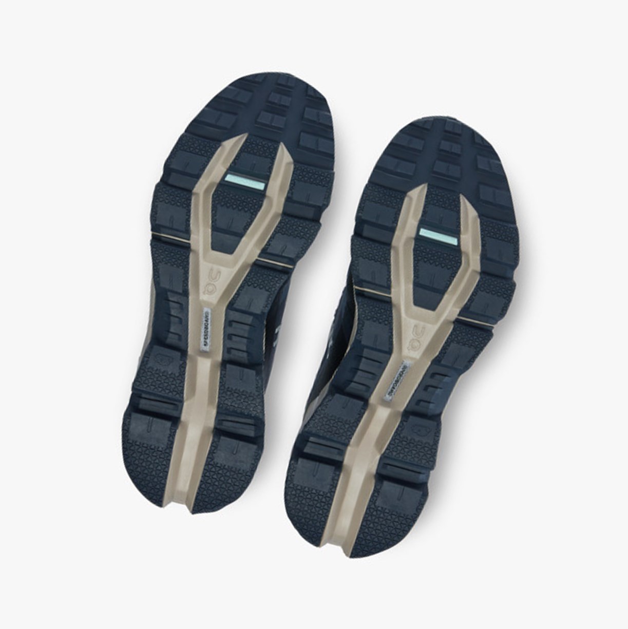 Tenis Para Correr On Running Cloudwander Impermeables Mujer Navy/Desert | 2837596-BT