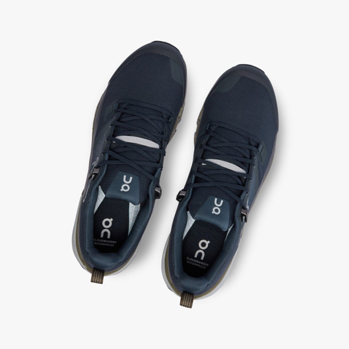 Tenis Para Correr On Running Cloudwander Impermeables Hombre Midnight/Olive | 9603784-JP