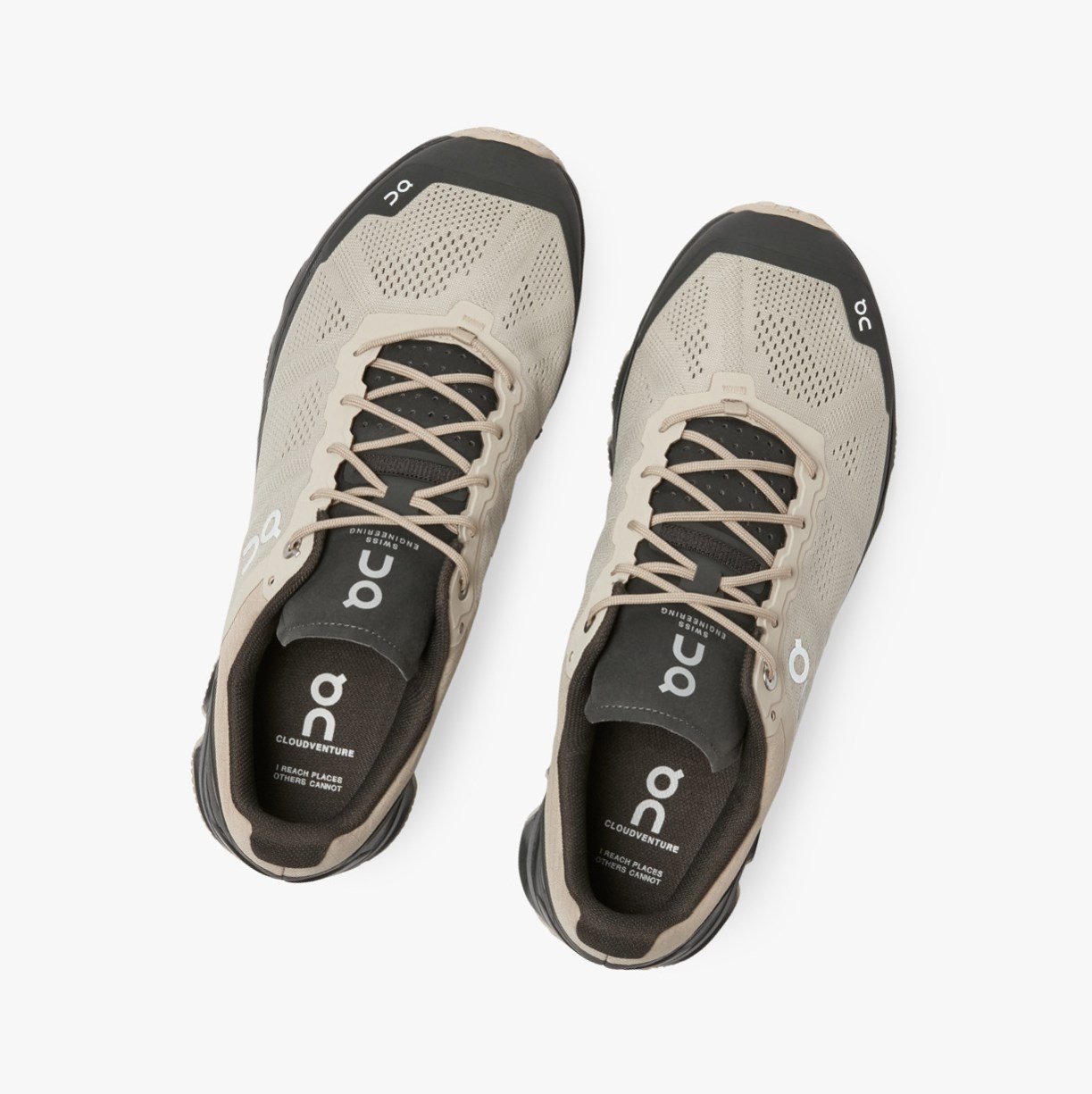 Tenis Para Trail Running On Running Cloudventure Hombre Beige | 0153947-TX