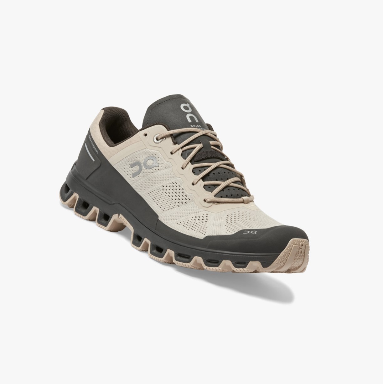 Tenis Para Trail Running On Running Cloudventure Hombre Beige | 0153947-TX