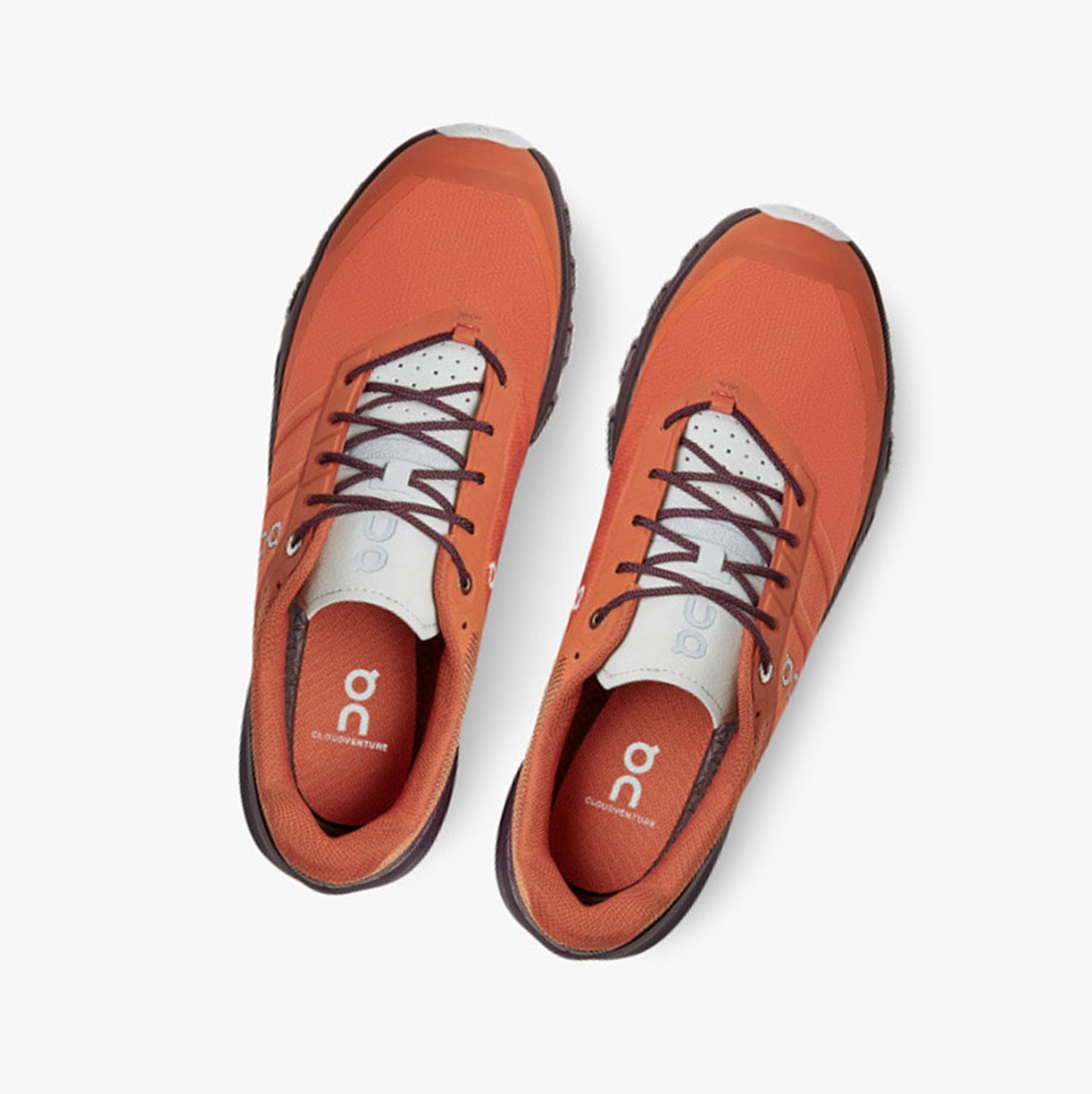 Tenis Para Trail Running On Running Cloudventure Hombre Flare/Mulberry | 0396751-CA