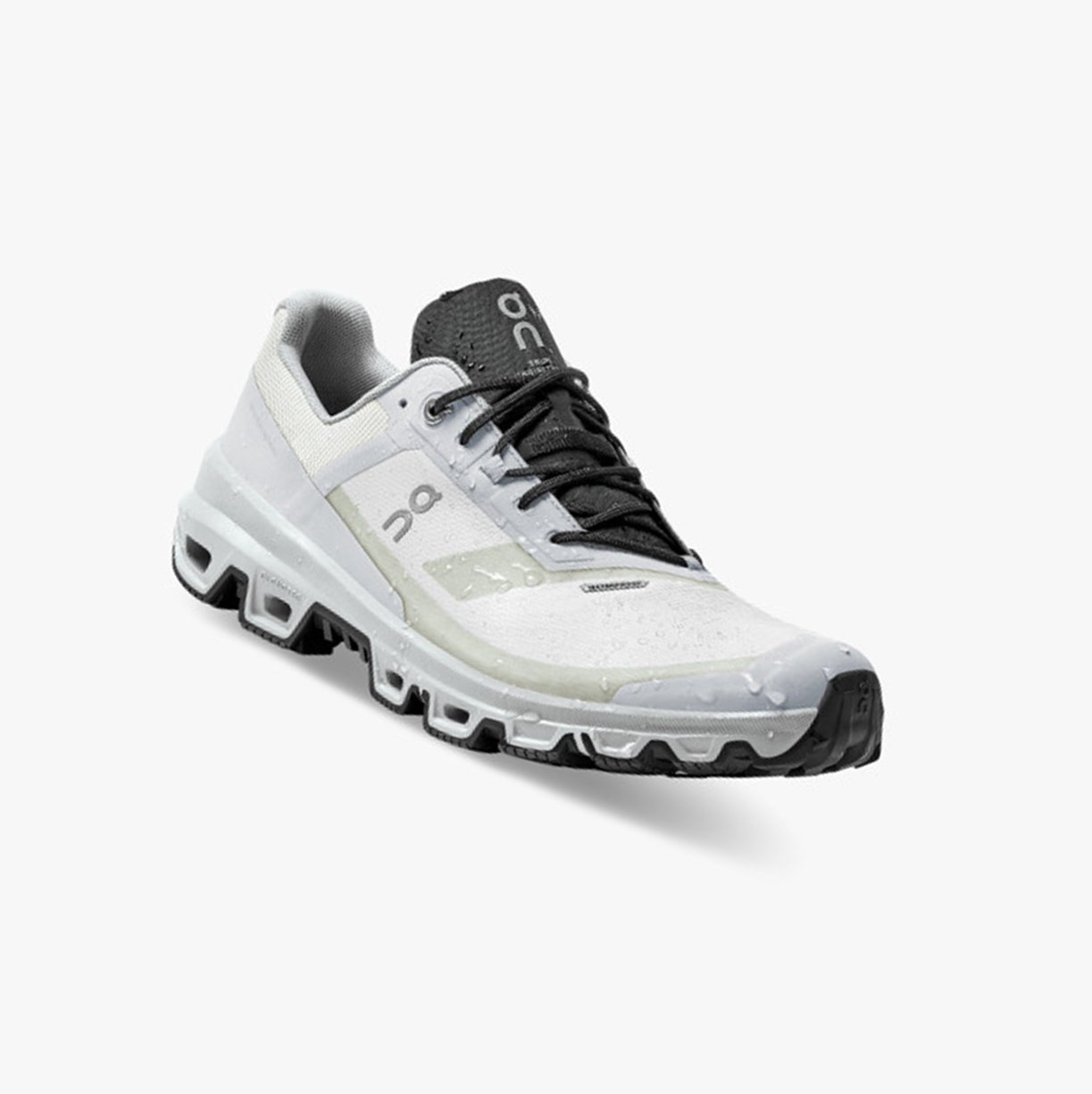 Tenis Para Trail Running On Running Cloudventure Impermeables Hombre Glacier/Black | 0642195-YV