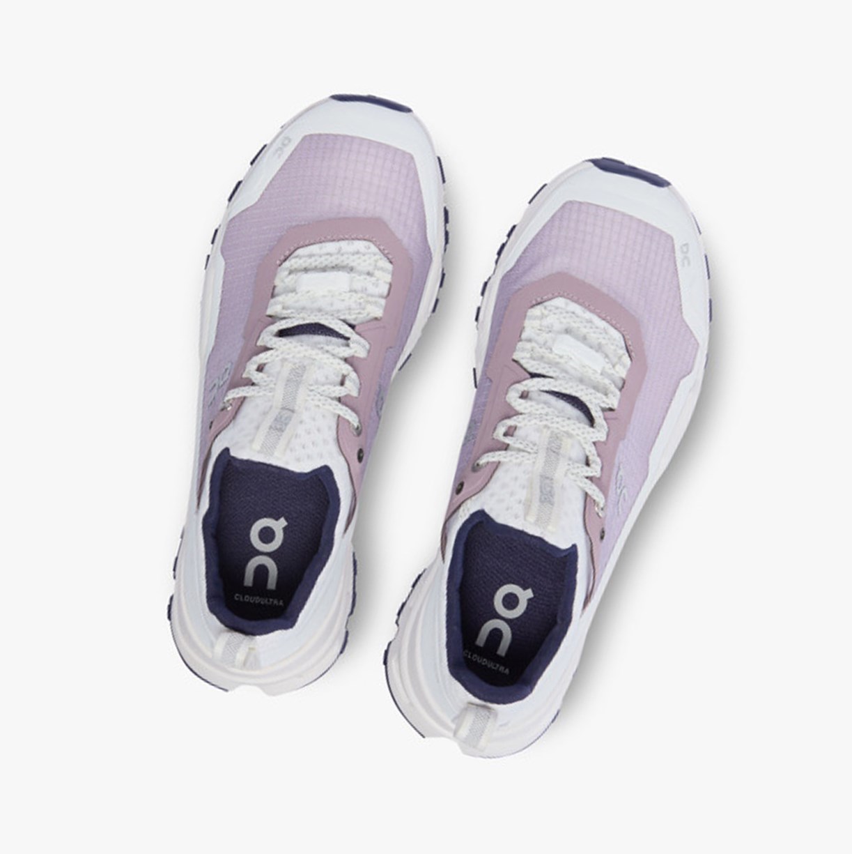 Tenis Para Trail Running On Running Cloudultra Fluorite Mujer Lily/White | 1039728-HA