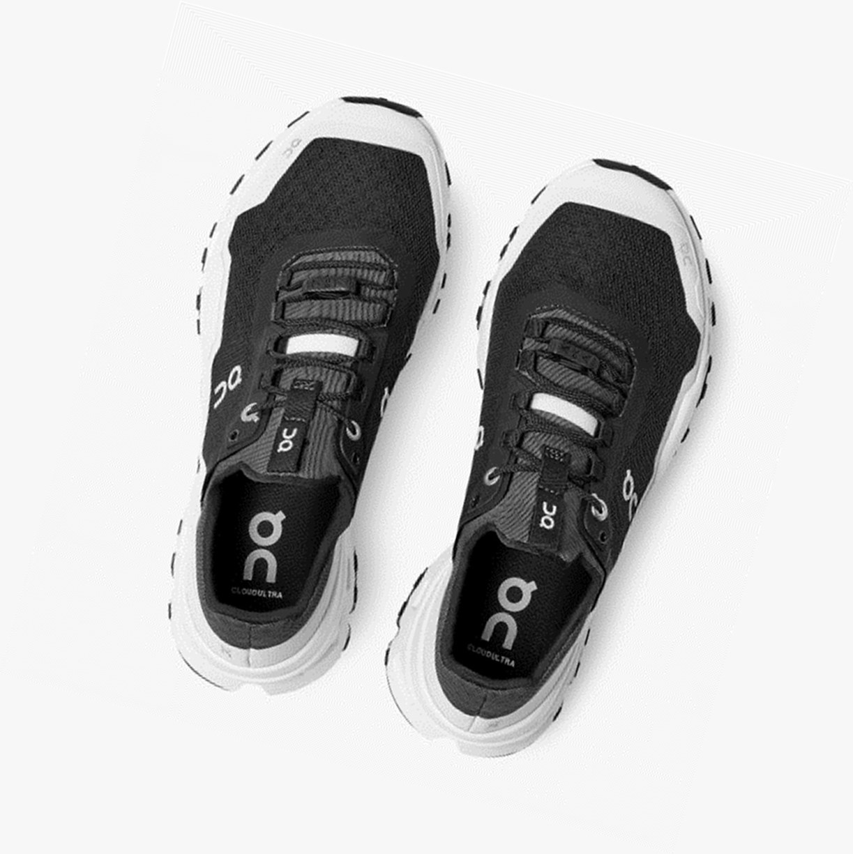 Tenis Para Trail Running On Running Cloudultra Mujer Black/White | 1320698-DY