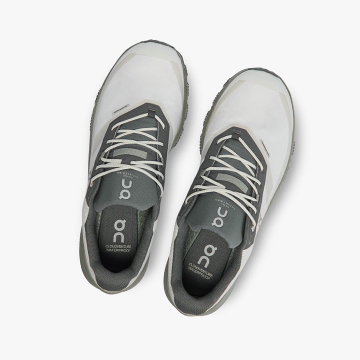 Tenis Para Trail Running On Running Cloudventure Impermeables Hombre Ice/Kelp | 1568327-UB