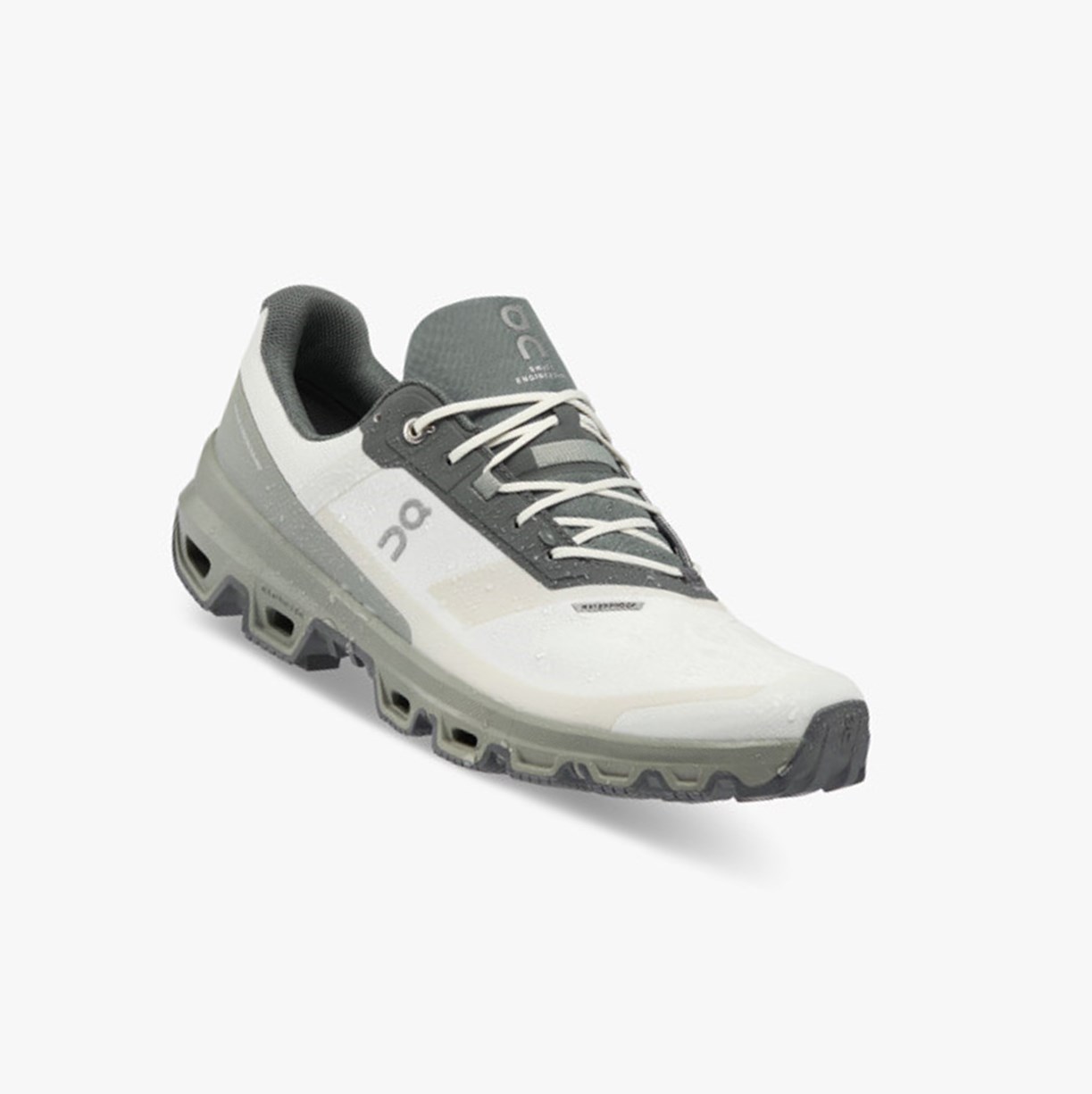Tenis Para Trail Running On Running Cloudventure Impermeables Hombre Ice/Kelp | 1568327-UB