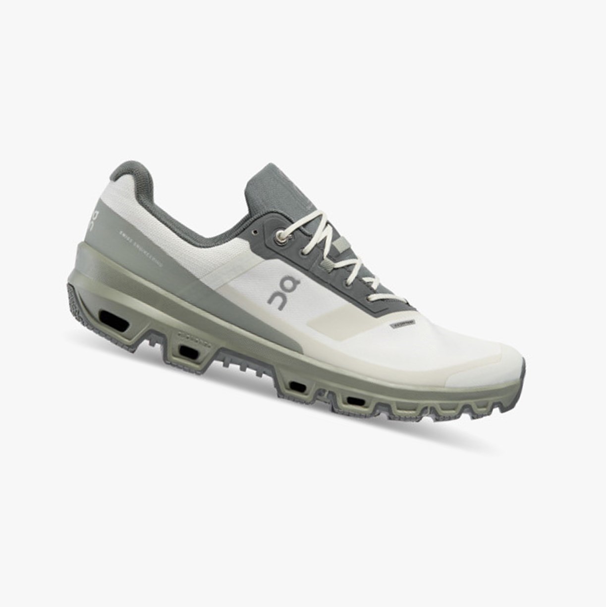 Tenis Para Trail Running On Running Cloudventure Impermeables Hombre Ice/Kelp | 1568327-UB