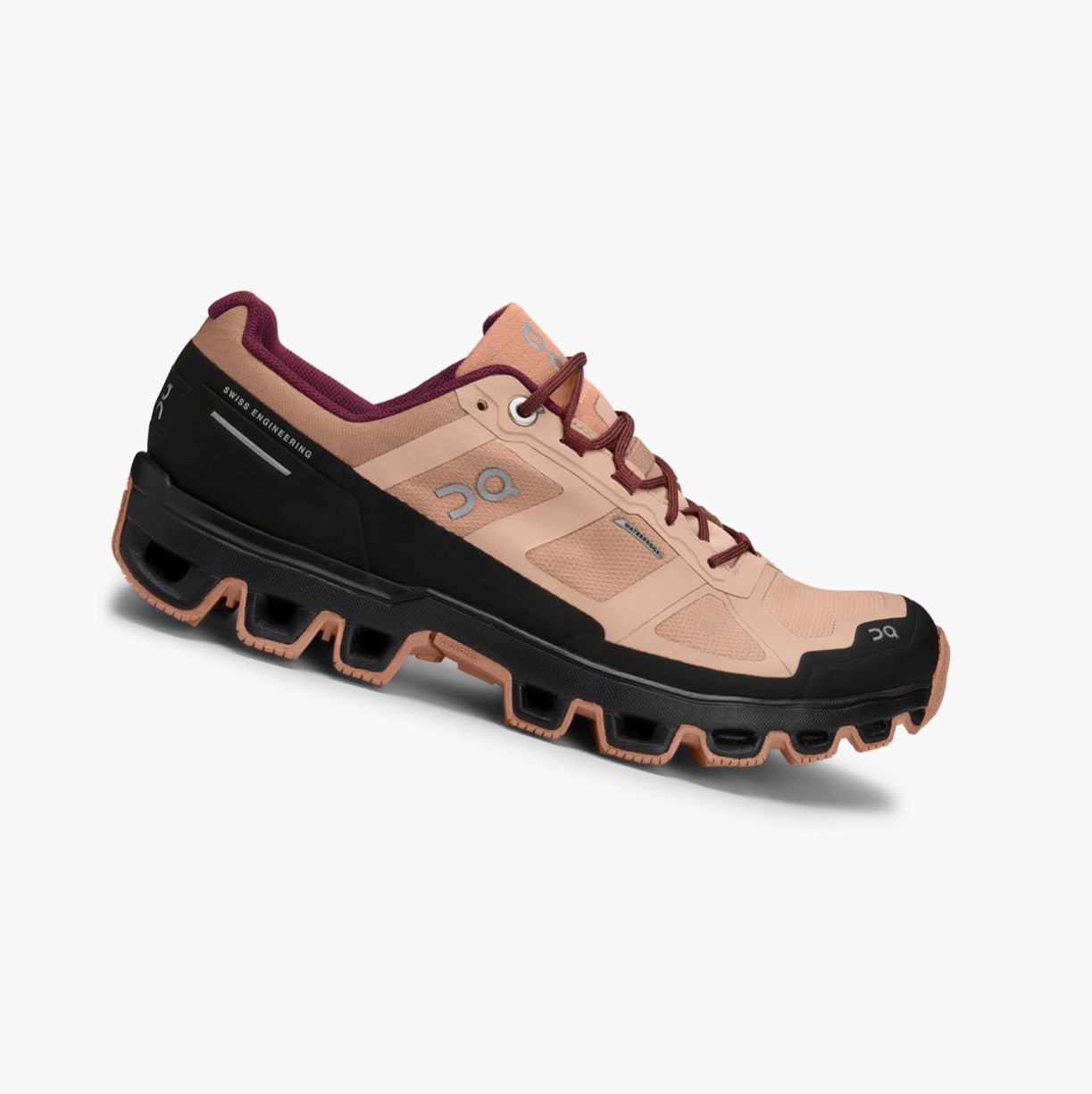 Tenis Para Trail Running On Running Cloudventure Impermeables Mujer Marrom | 1647259-IM