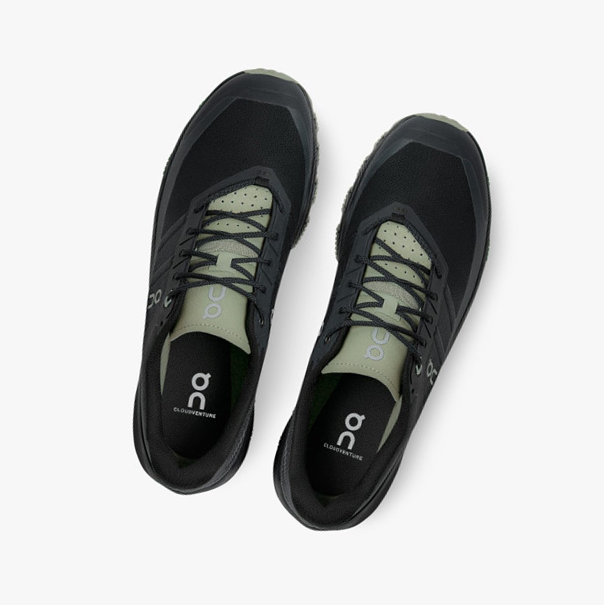 Tenis Para Trail Running On Running Cloudventure Hombre Black/Reseda | 1986032-BQ
