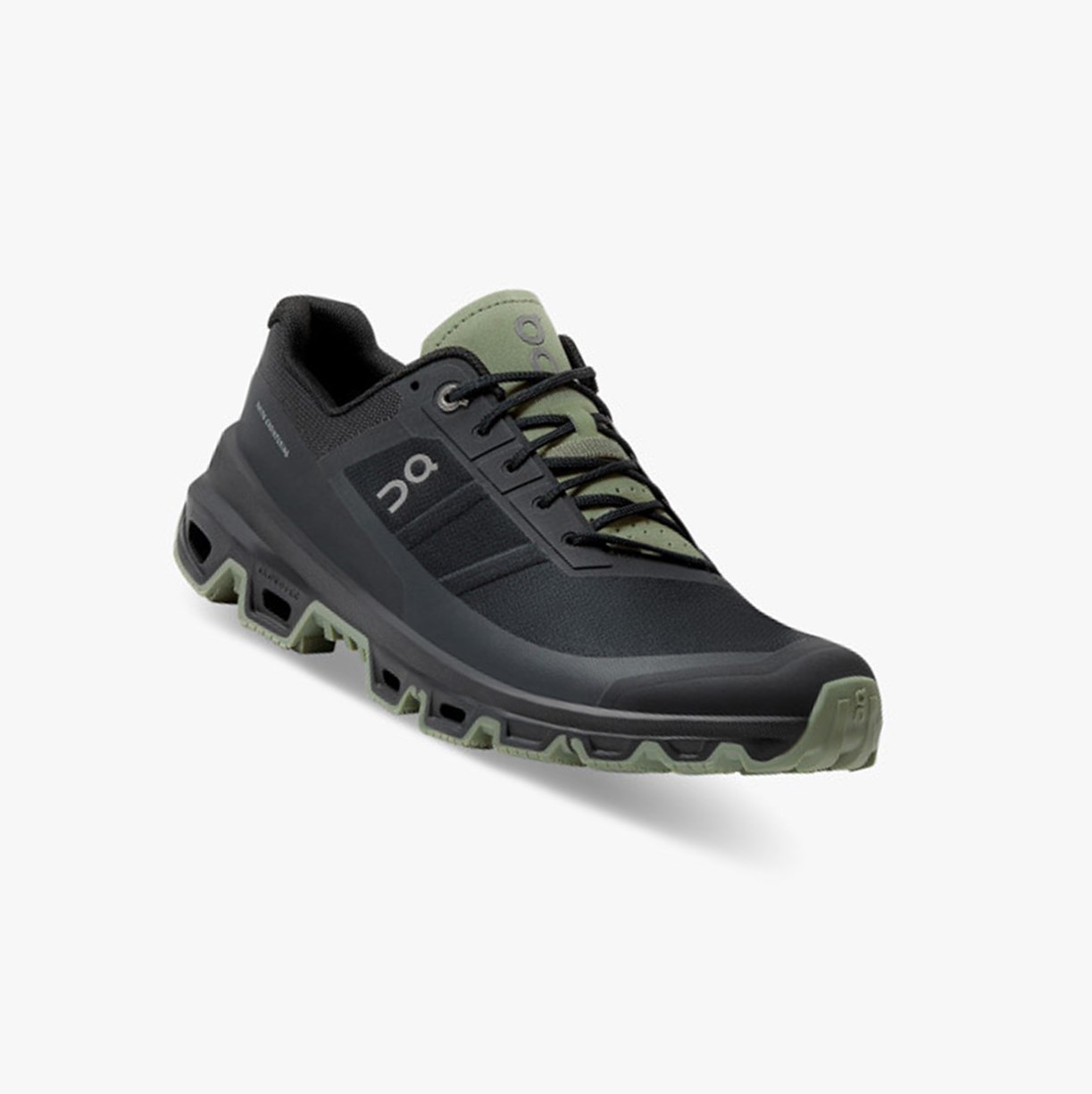 Tenis Para Trail Running On Running Cloudventure Hombre Black/Reseda | 1986032-BQ