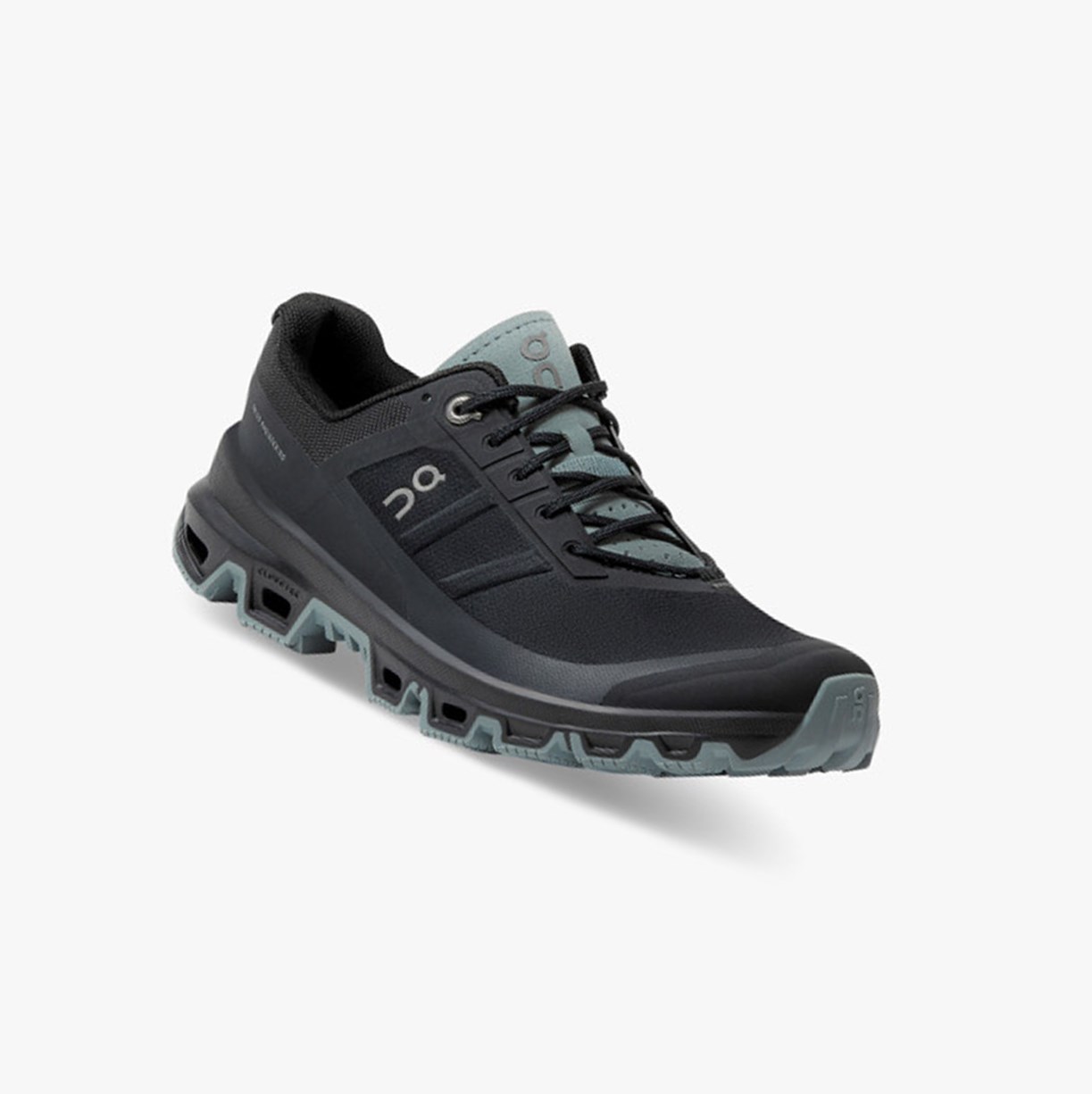 Tenis Para Trail Running On Running Cloudventure Mujer Black/Cobble | 2105793-CT