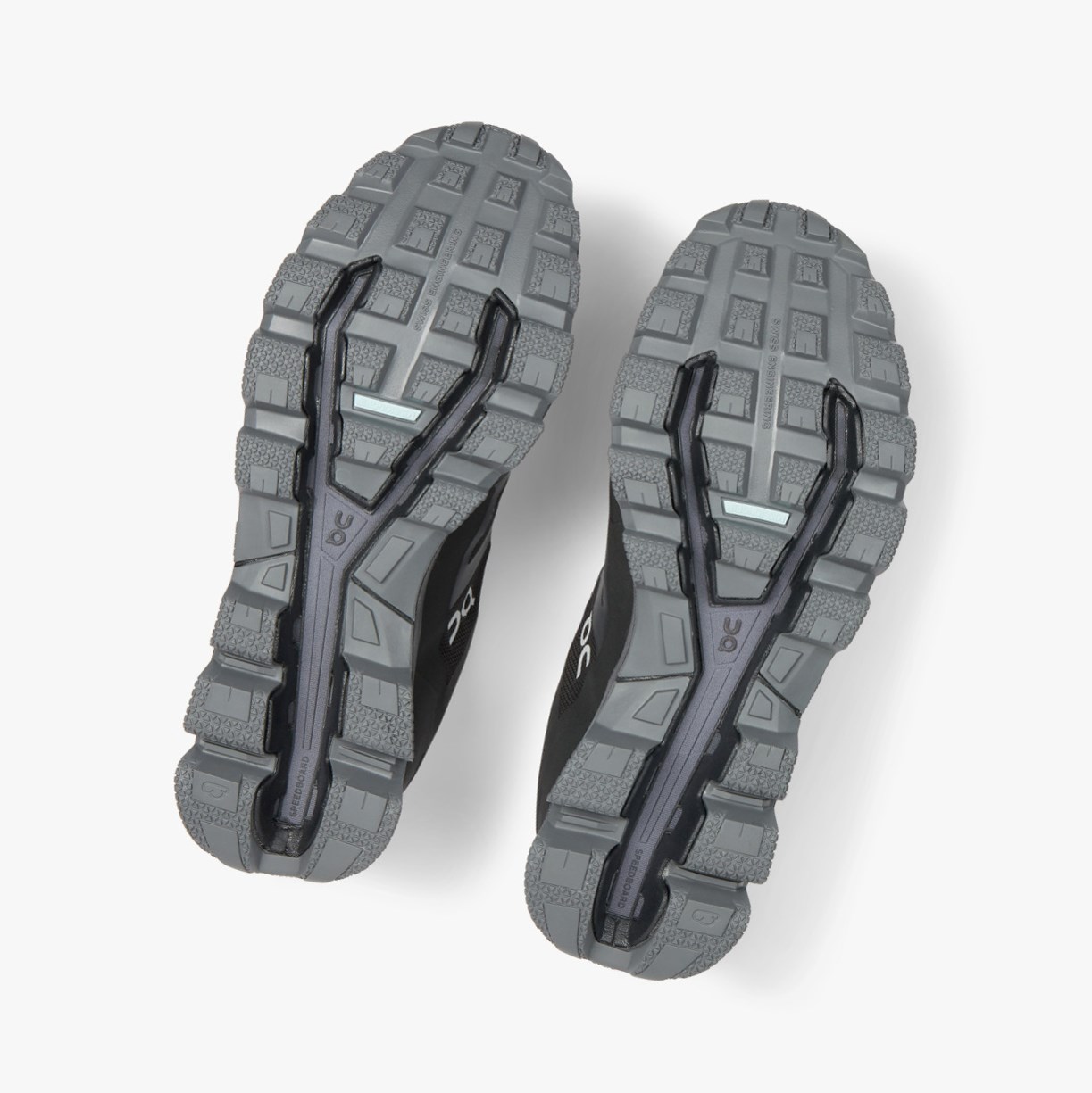 Tenis Para Trail Running On Running Cloudventure Impermeables Hombre Negros | 2371684-PH