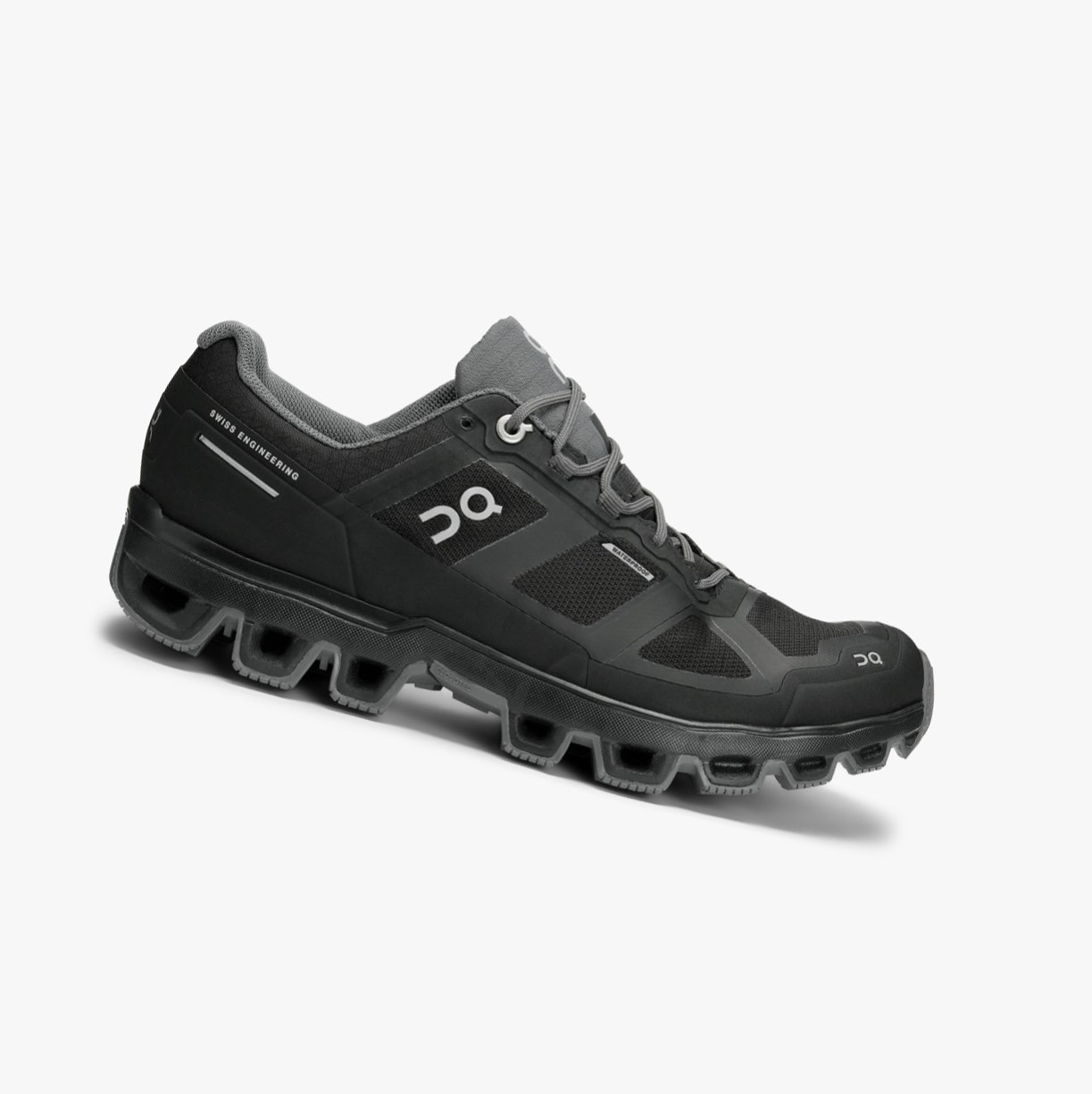 Tenis Para Trail Running On Running Cloudventure Impermeables Mujer Negros | 2375148-TU