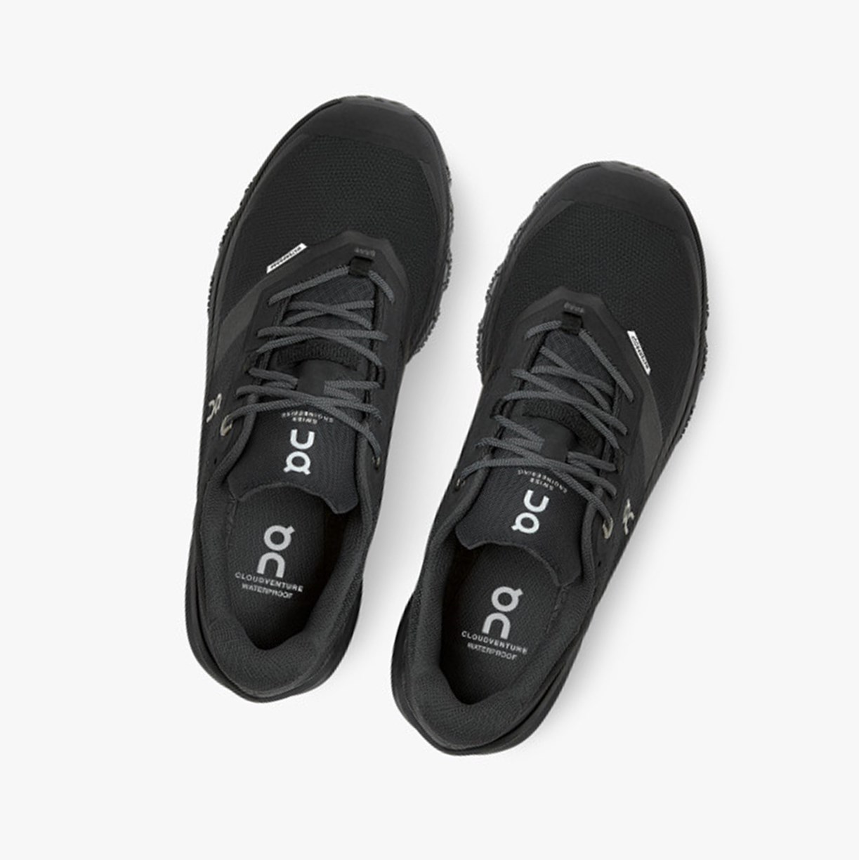 Tenis Para Trail Running On Running Cloudventure Impermeables Mujer Negros | 3654081-KL