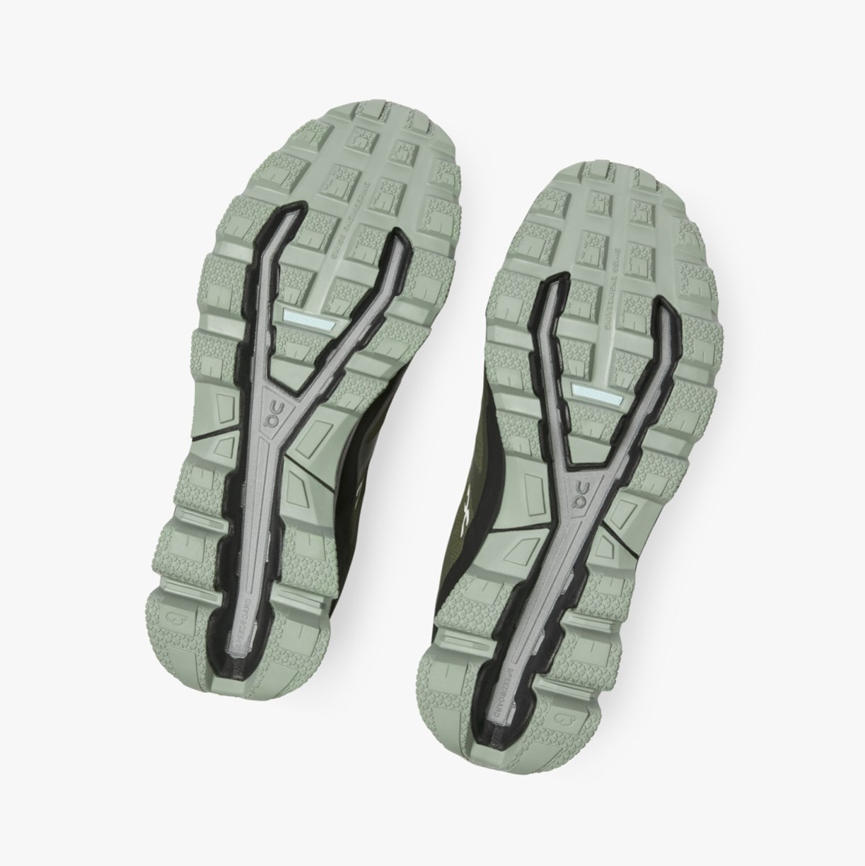 Tenis Para Trail Running On Running Cloudventure Impermeables Hombre Verdes | 4186290-IJ