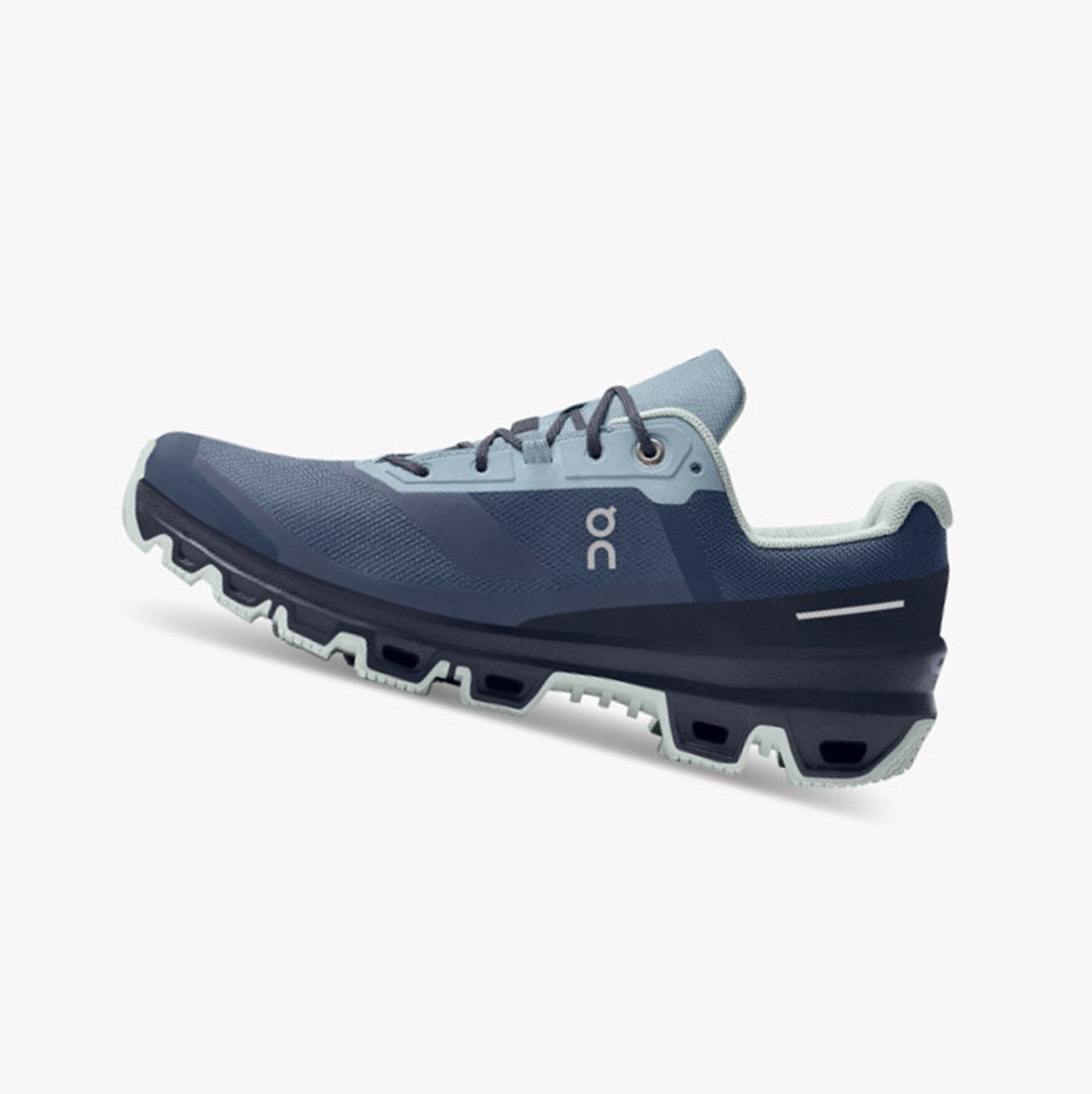 Tenis Para Trail Running On Running Cloudventure Impermeables Mujer Denim/Midnight | 4762319-EH