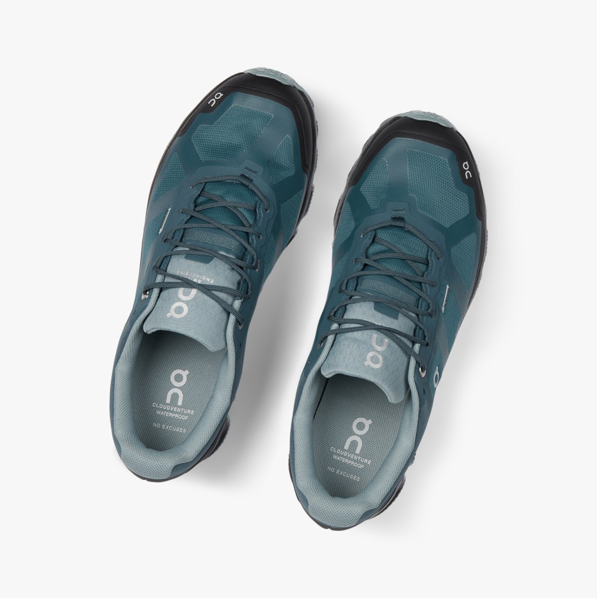 Tenis Para Trail Running On Running Cloudventure Impermeables Hombre Azules | 5067489-NI