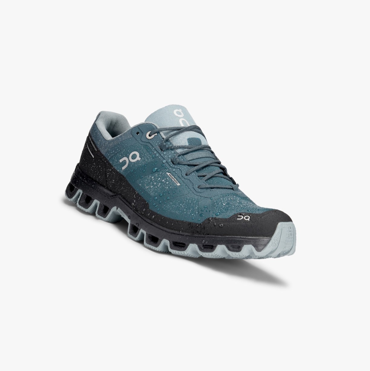 Tenis Para Trail Running On Running Cloudventure Impermeables Hombre Azules | 5067489-NI