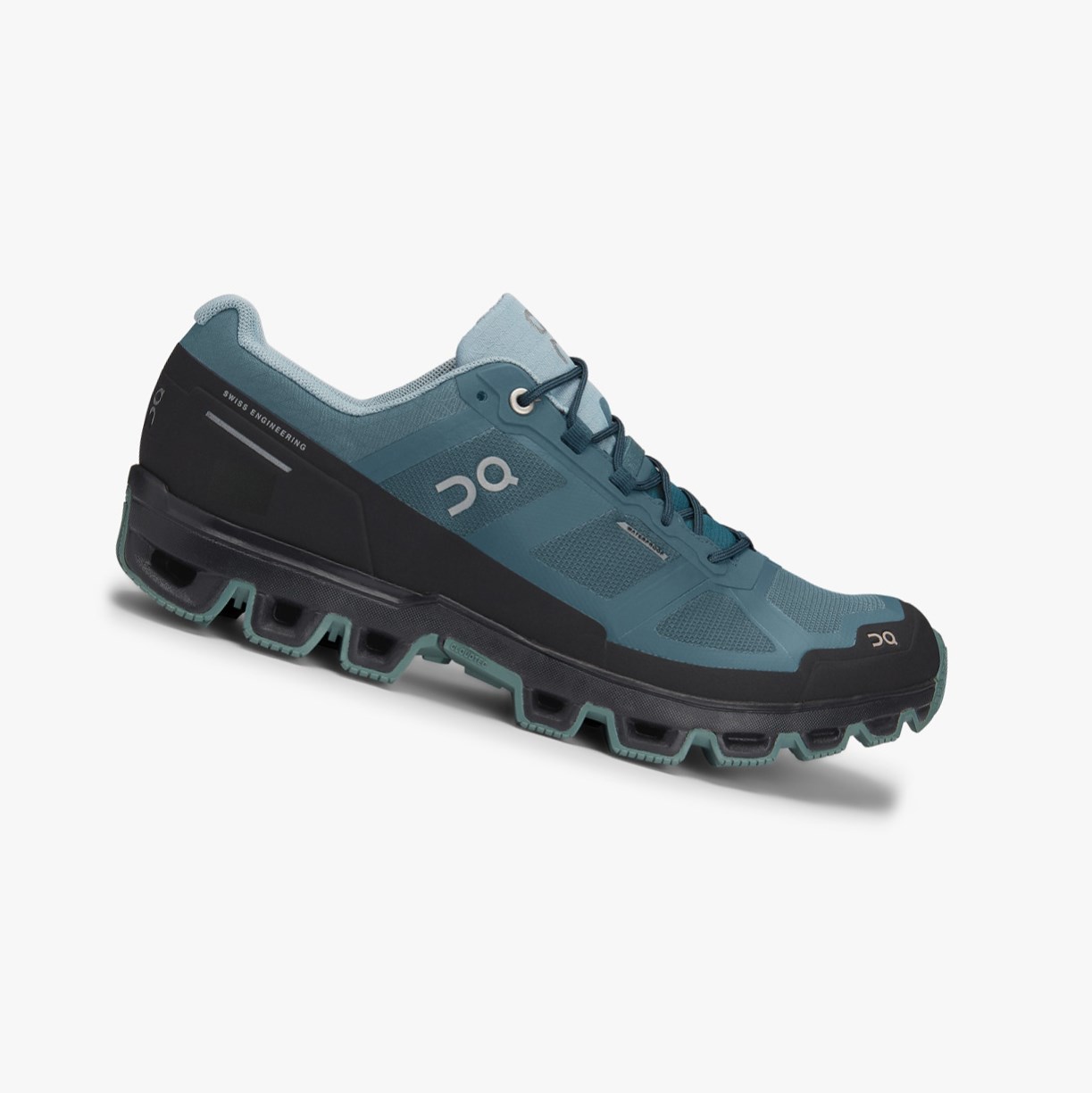Tenis Para Trail Running On Running Cloudventure Impermeables Hombre Azules | 5067489-NI