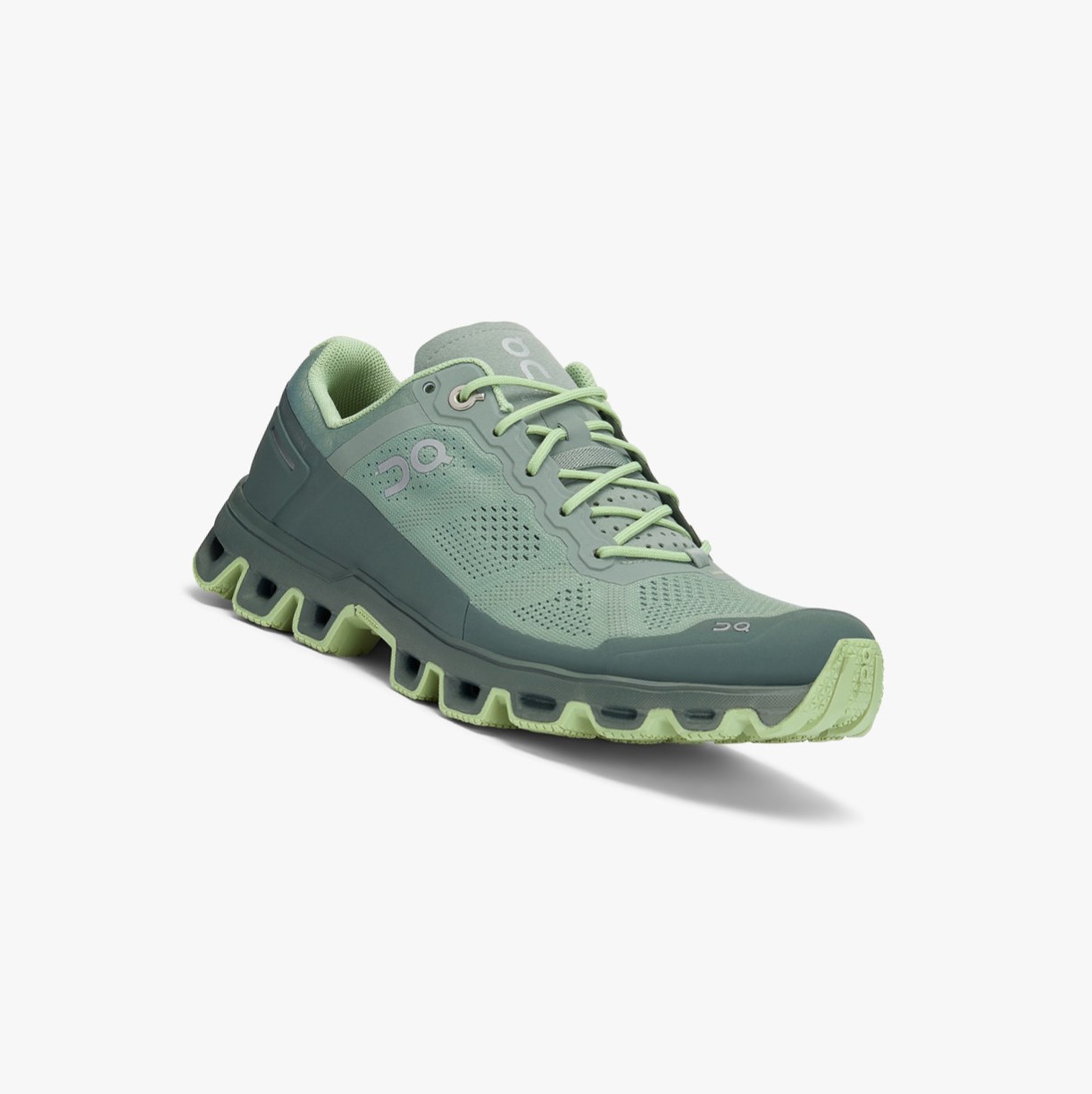 Tenis Para Trail Running On Running Cloudventure Mujer Verdes | 5394618-QB
