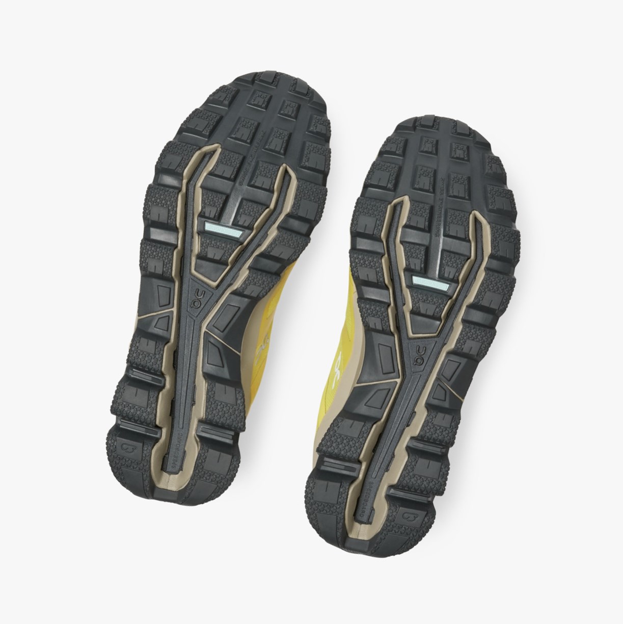 Tenis Para Trail Running On Running Cloudventure Impermeables Hombre Moutarde | 6073142-WR