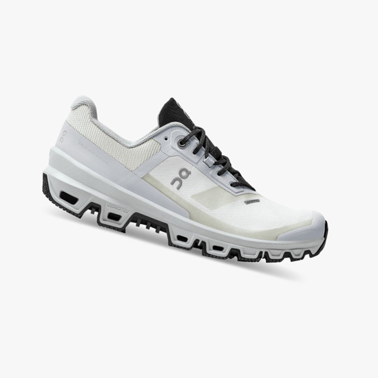Tenis Para Trail Running On Running Cloudventure Impermeables Mujer Glacier/Black | 7295486-FJ