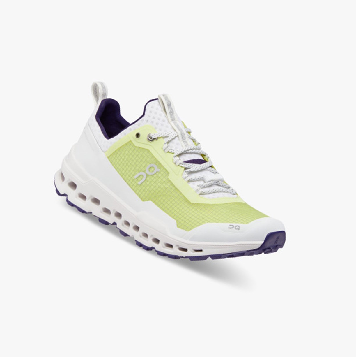 Tenis Para Trail Running On Running Cloudultra Fluorite Hombre Hay/White | 7403918-FK