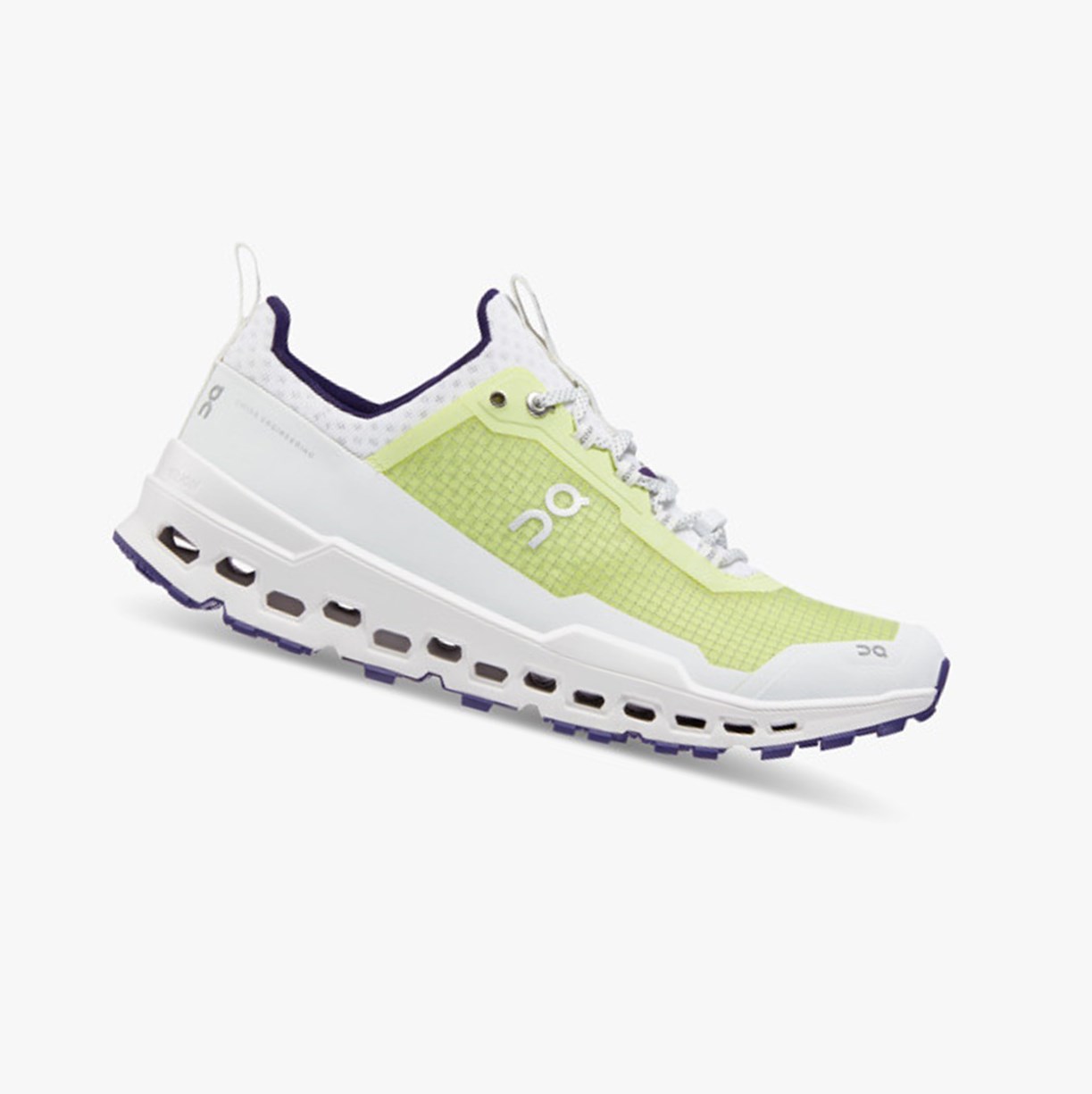 Tenis Para Trail Running On Running Cloudultra Fluorite Hombre Hay/White | 7403918-FK