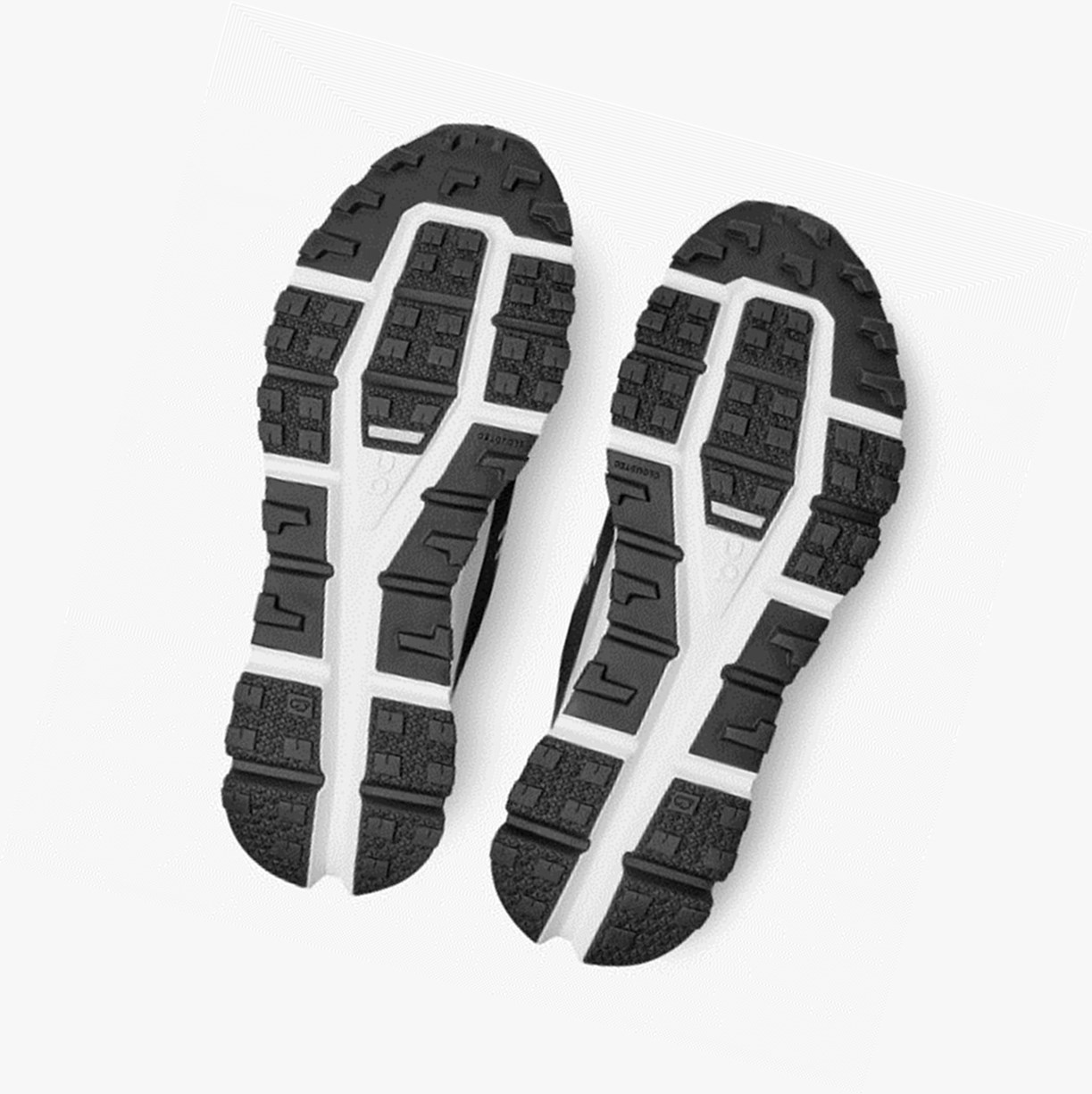 Tenis Para Trail Running On Running Cloudultra Hombre Black/White | 7862410-VH