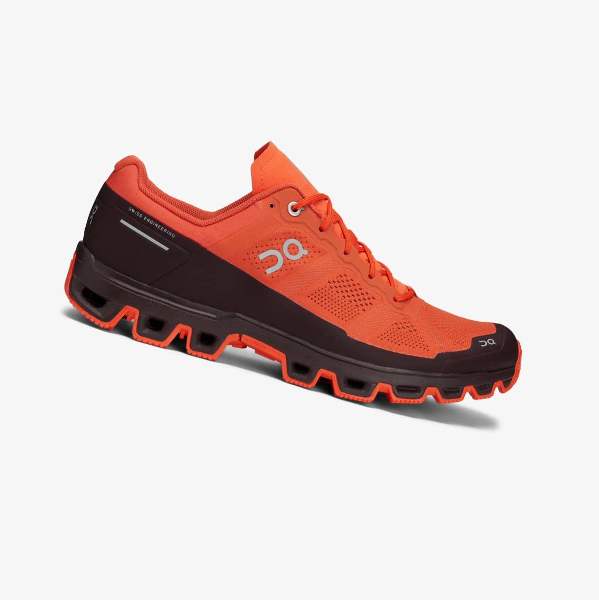Tenis Para Trail Running On Running Cloudventure Hombre Naranjas | 8092654-BL